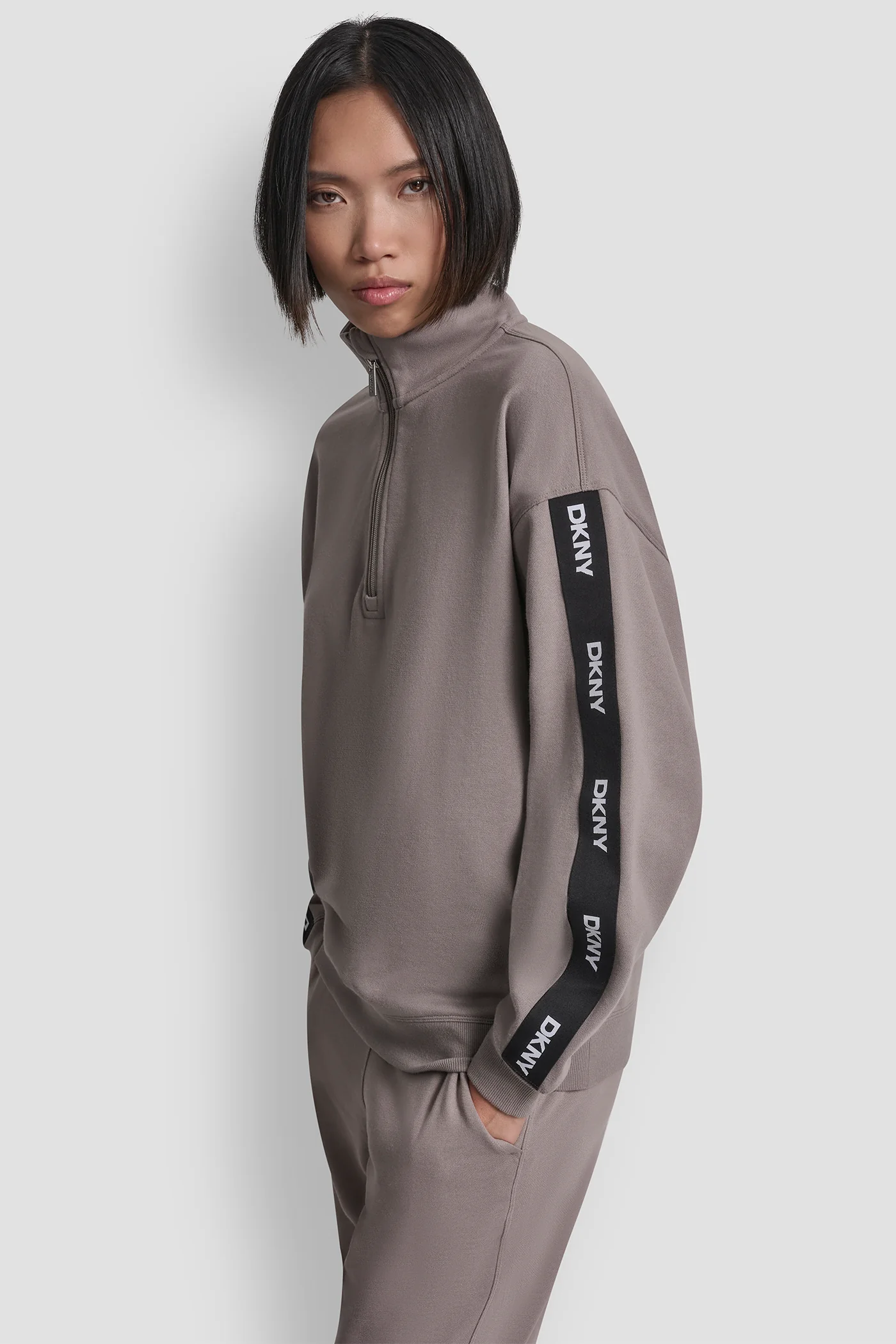 LOGO QUARTER-ZIP SWEATSHIRT - Image 4