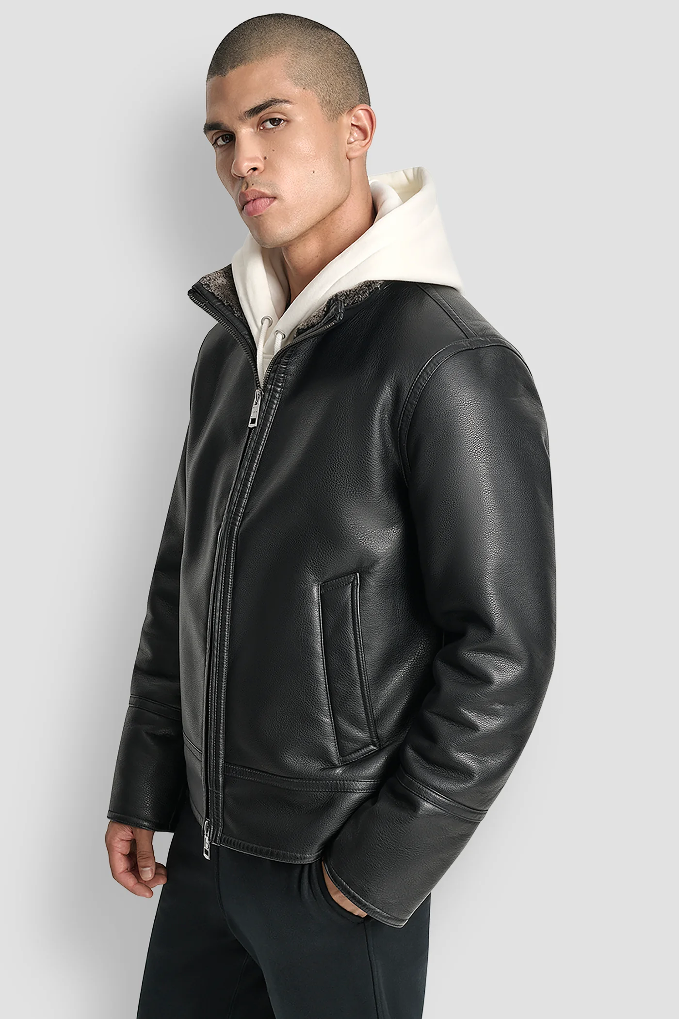 FAUX FUR LINED JACKET - Image 3