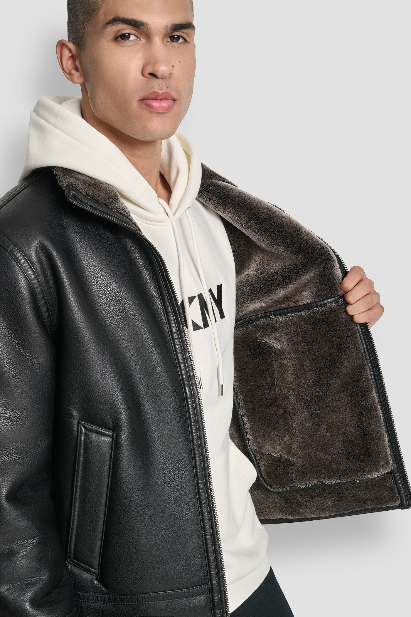 FAUX FUR LINED JACKET - Image 5