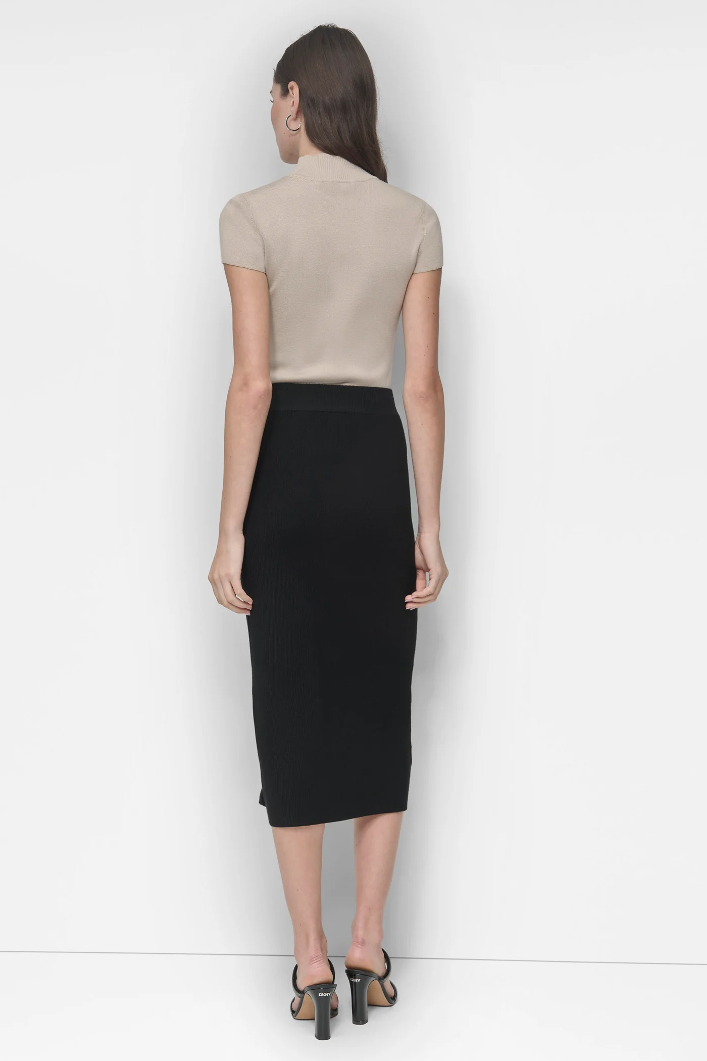 ZIP DETAILED MIDI SWEATER SKIRT - Image 5