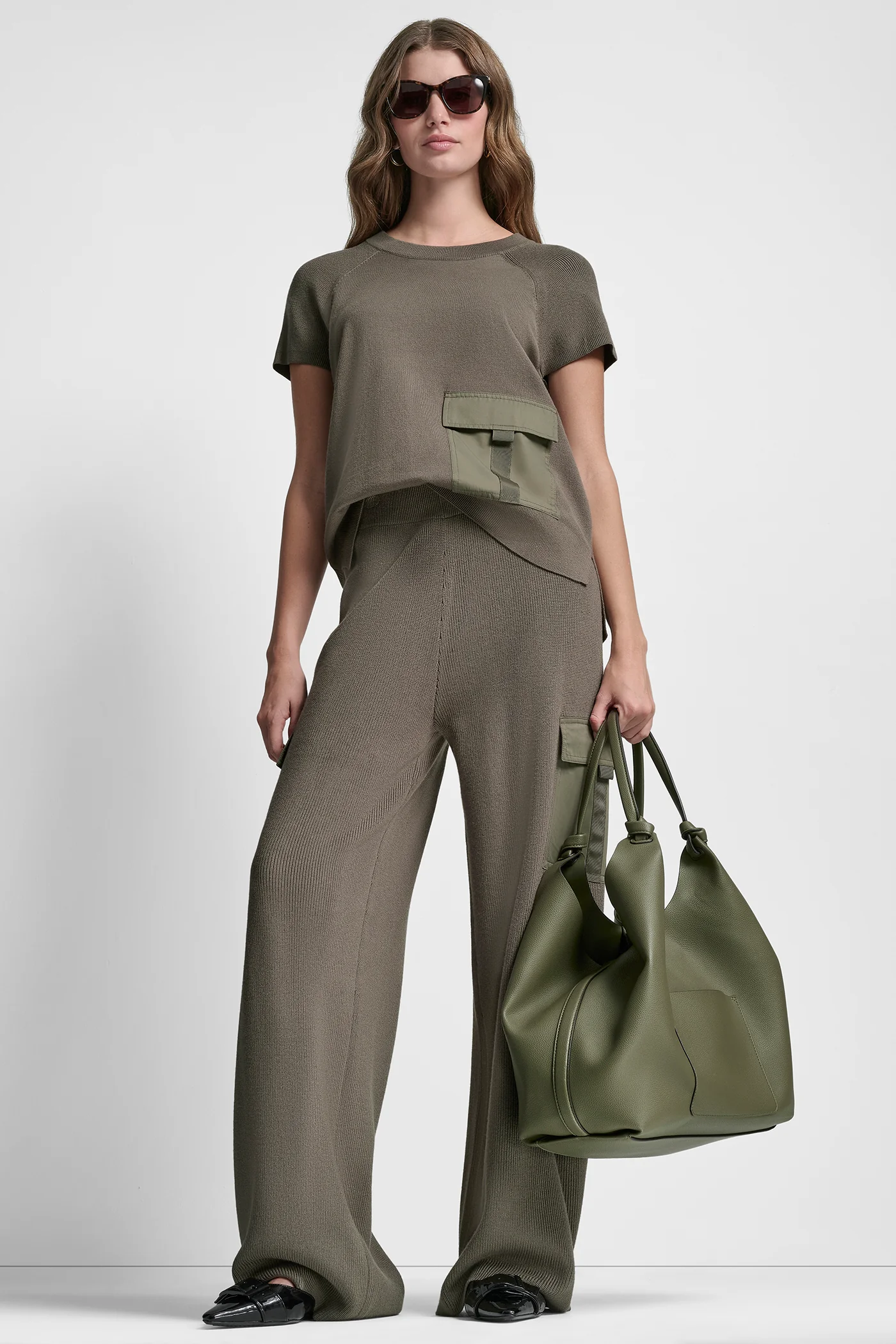 SHORT SLEEVE CARGO POCKET SWEATER - Image 6