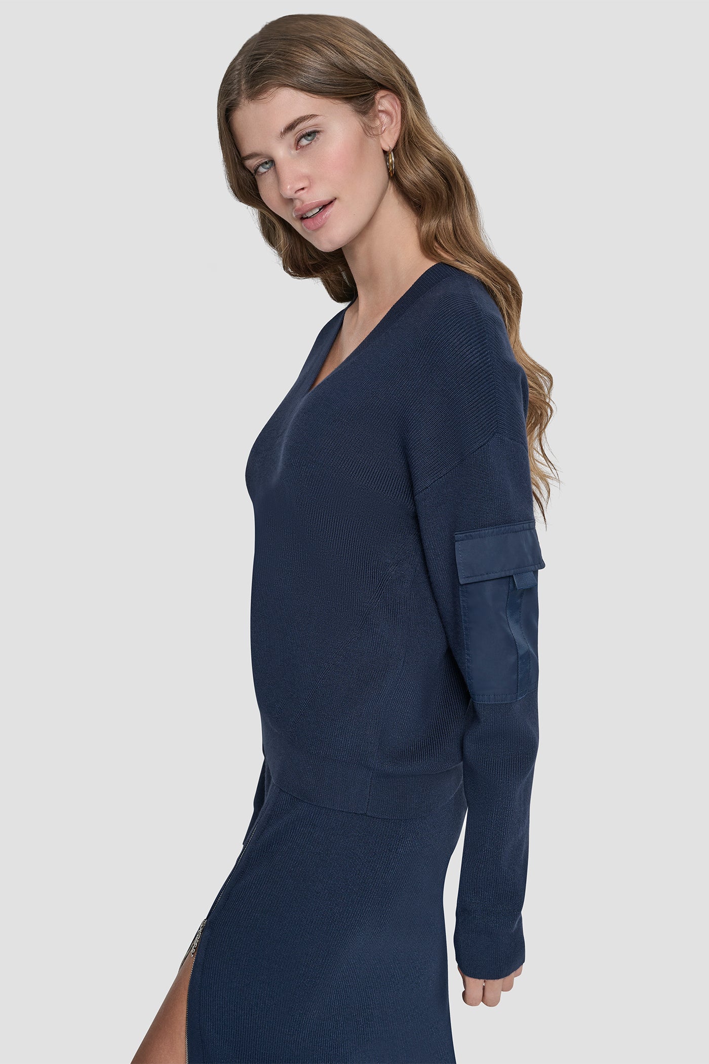 CARGO POCKET SLEEVE SWEATER - Image 3