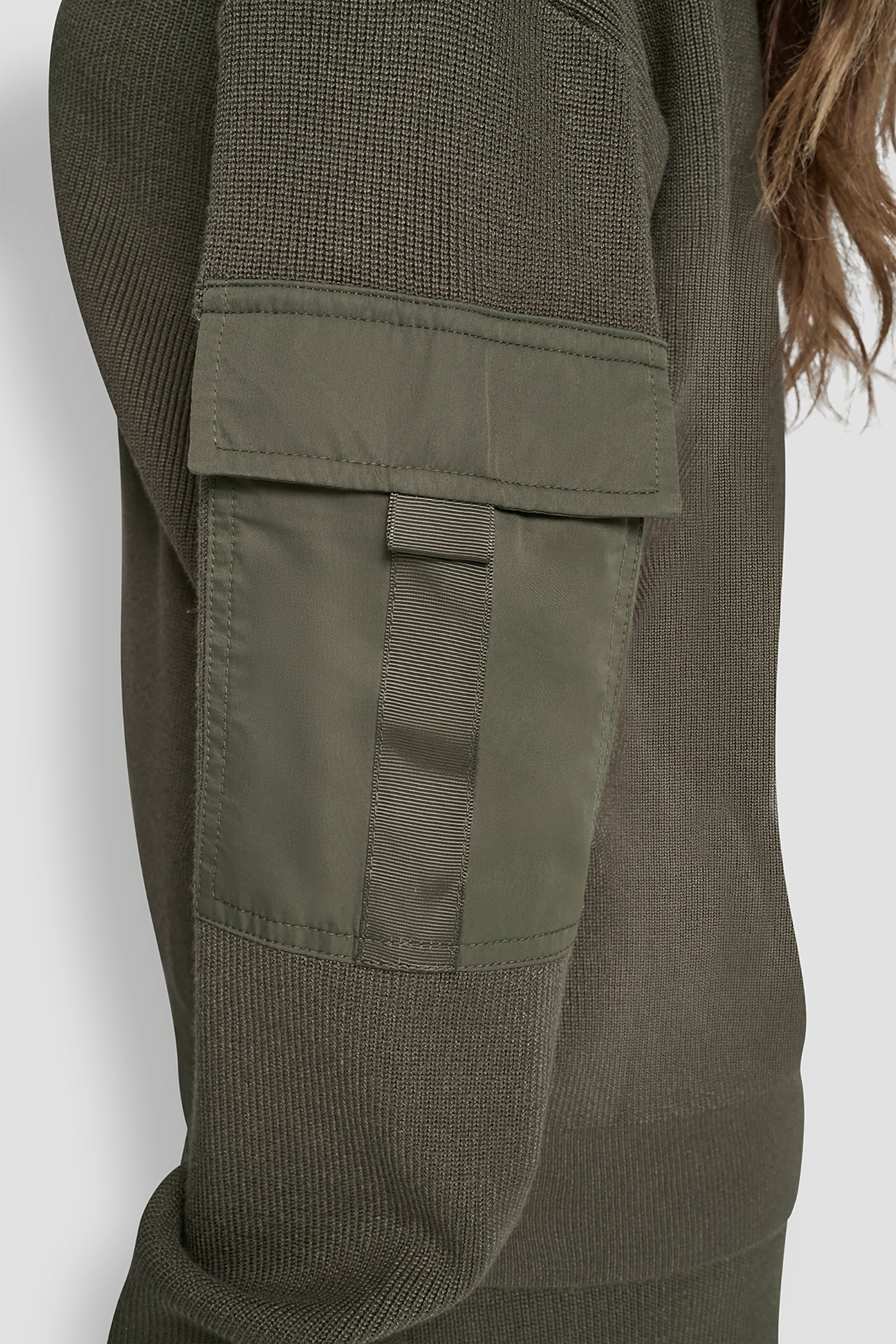 CARGO POCKET SLEEVE SWEATER - Image 5