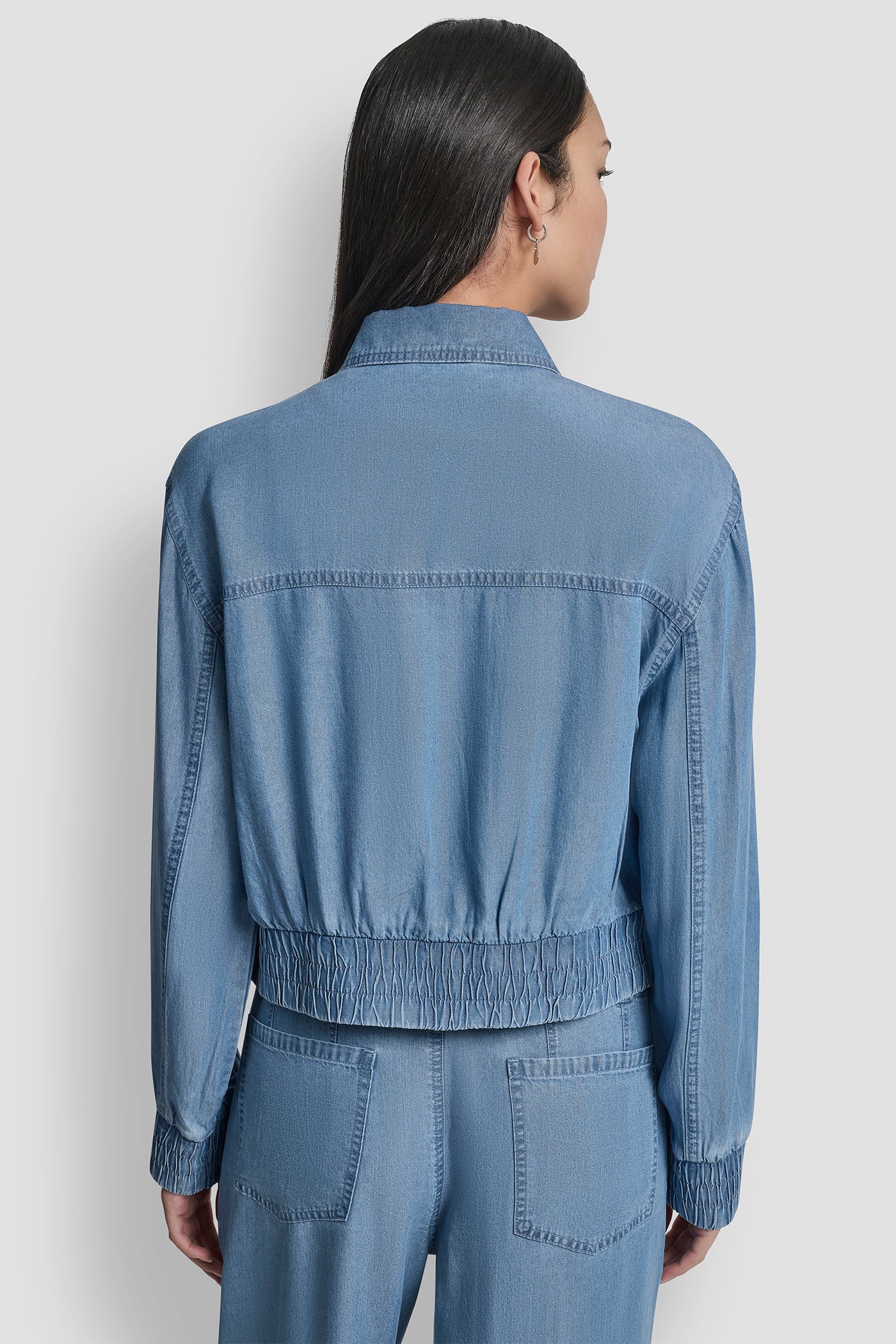 TENCEL BOMBER JACKET - Image 2