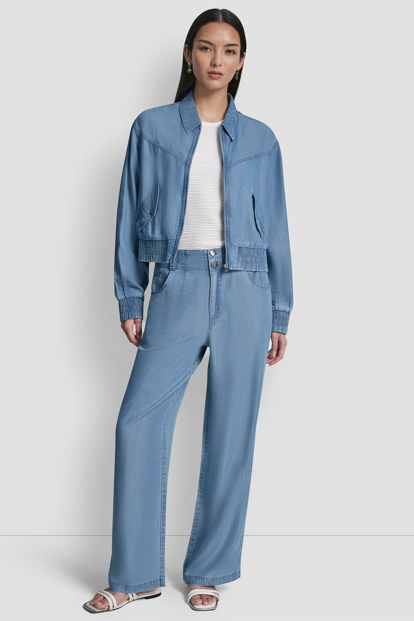 TENCEL BOMBER JACKET - Image 5