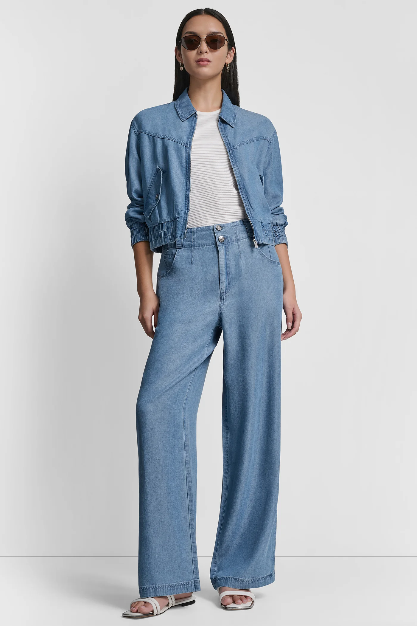 TENCEL BOMBER JACKET - Image 6