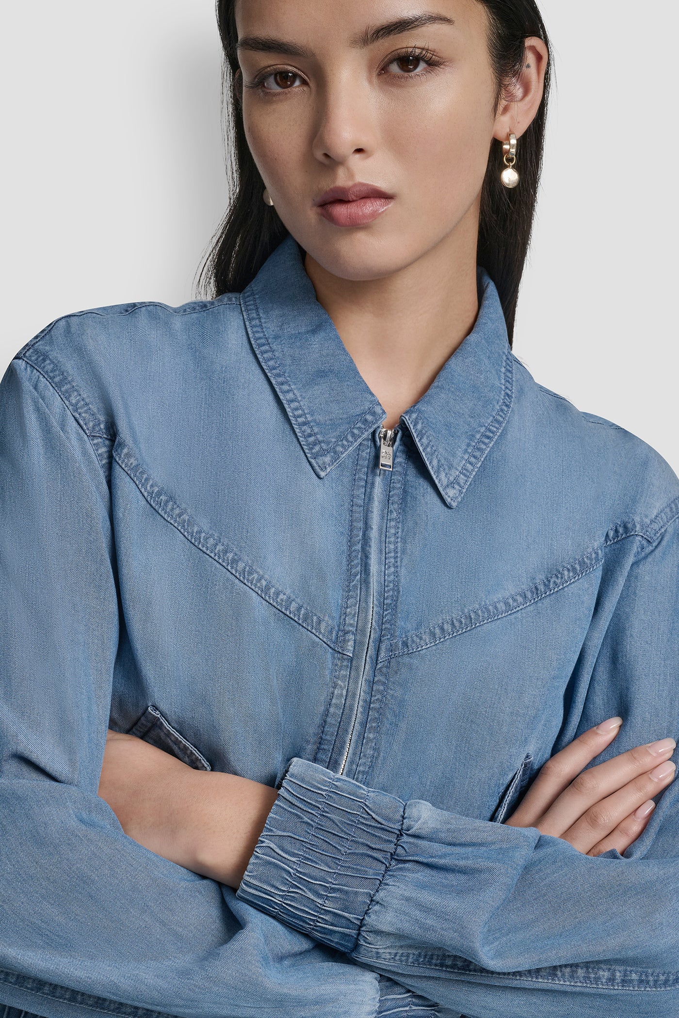 TENCEL BOMBER JACKET - Image 8