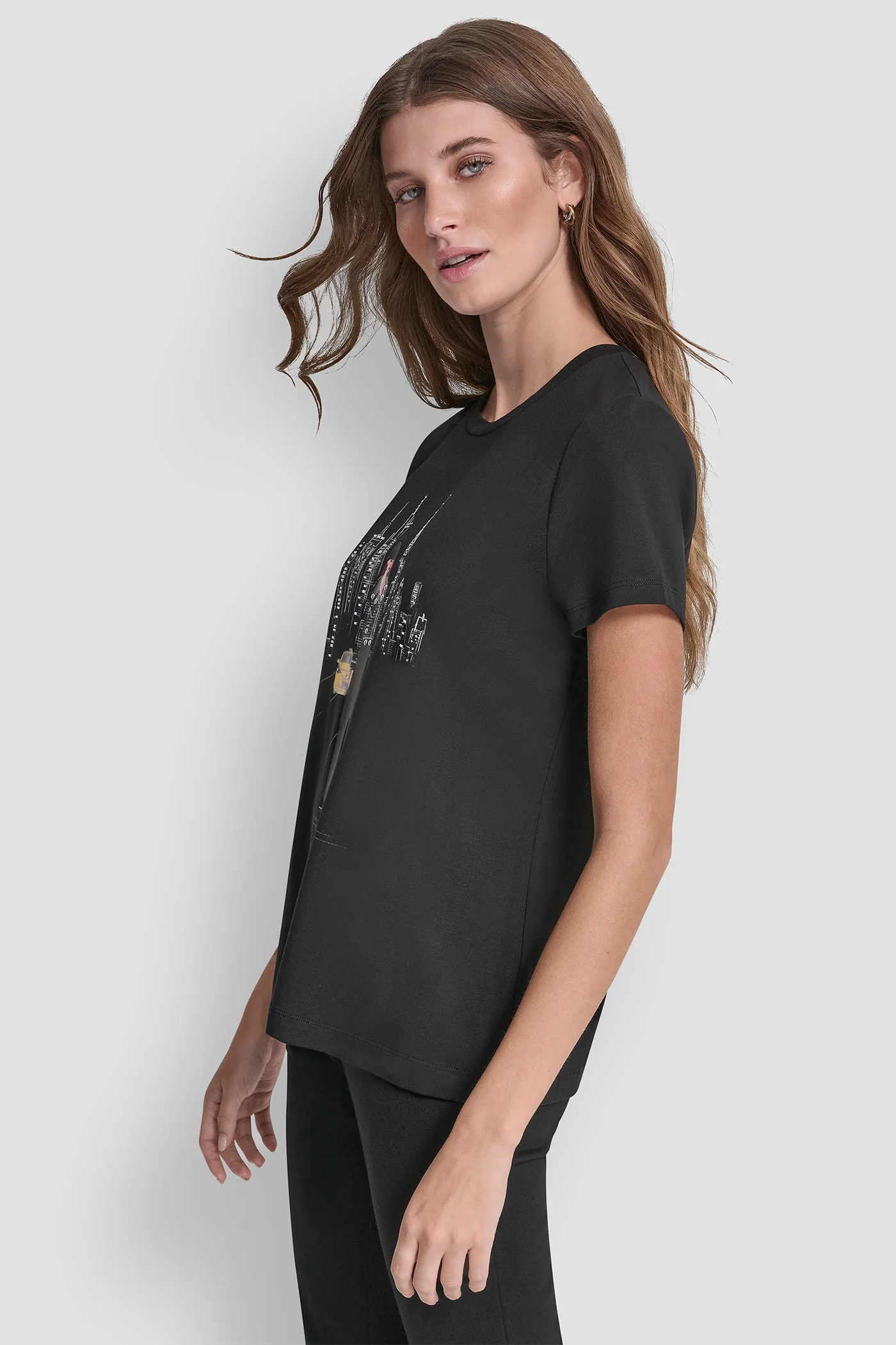 STUDDED MOTO CONVERSATIONAL TEE - Image 4