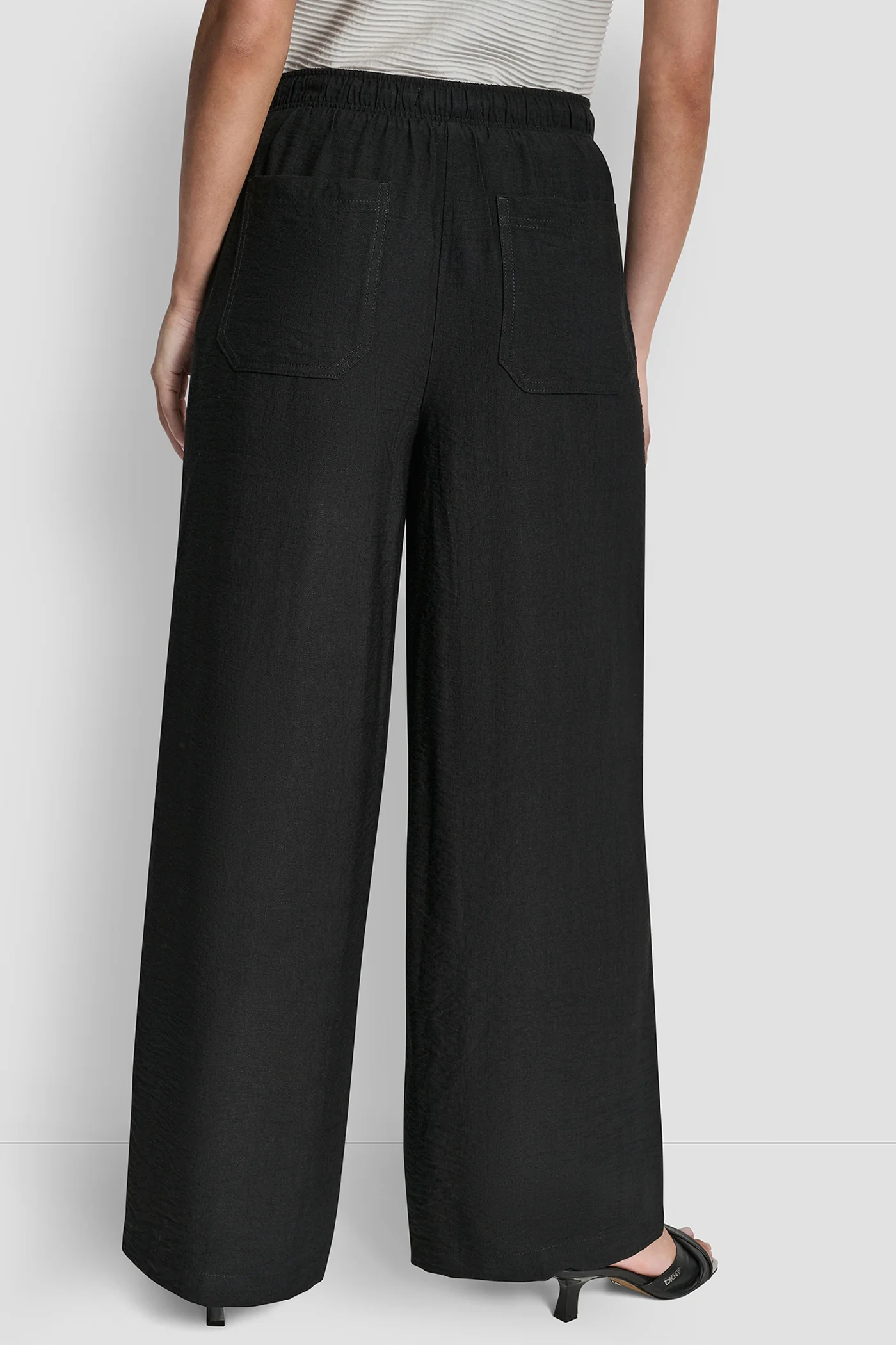 SEAMED WIDE LEG PULL-ON PANT - Image 2