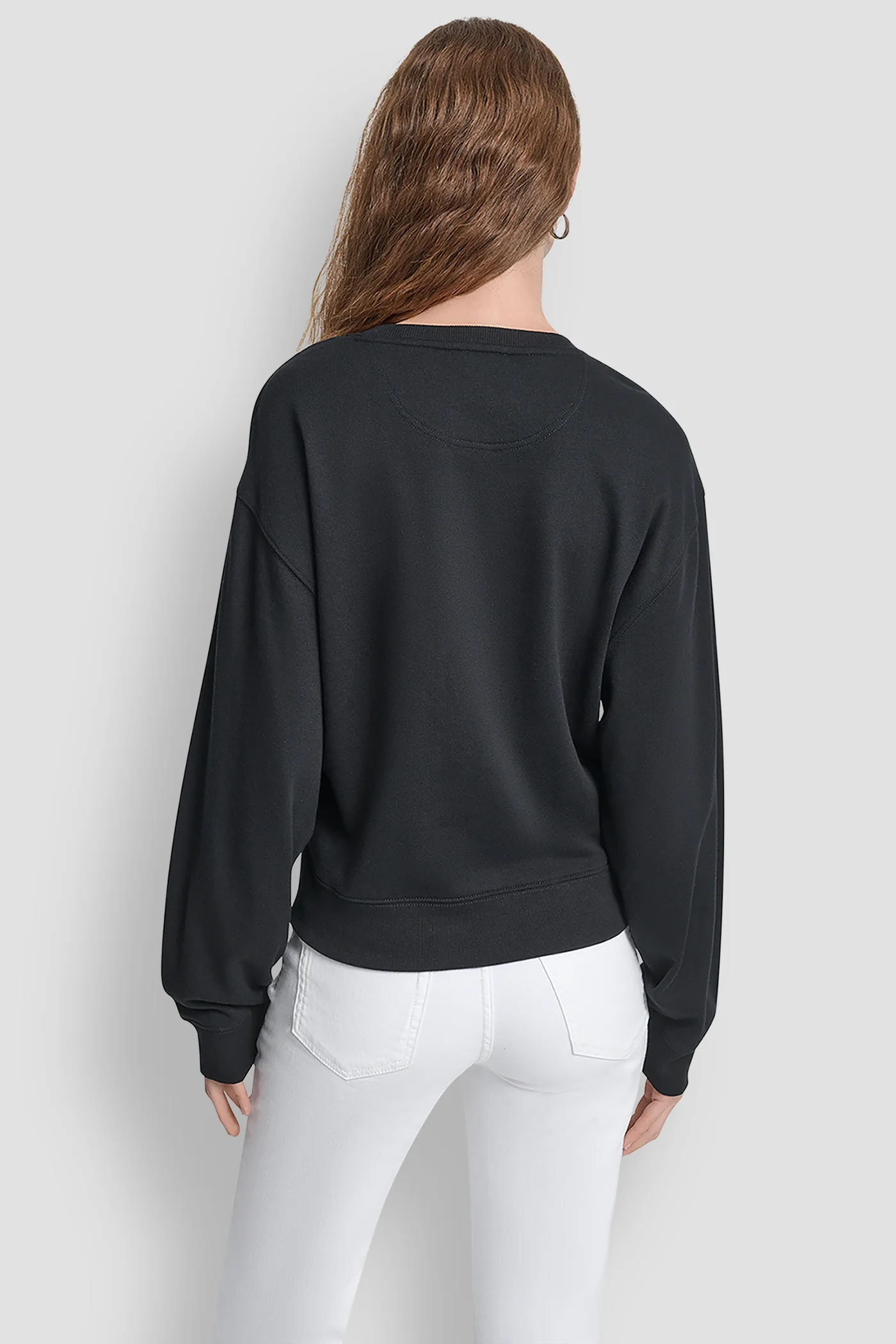 DKNY BISTRO CONVERSATIONAL FRENCH TERRY SHIRT - Image 2