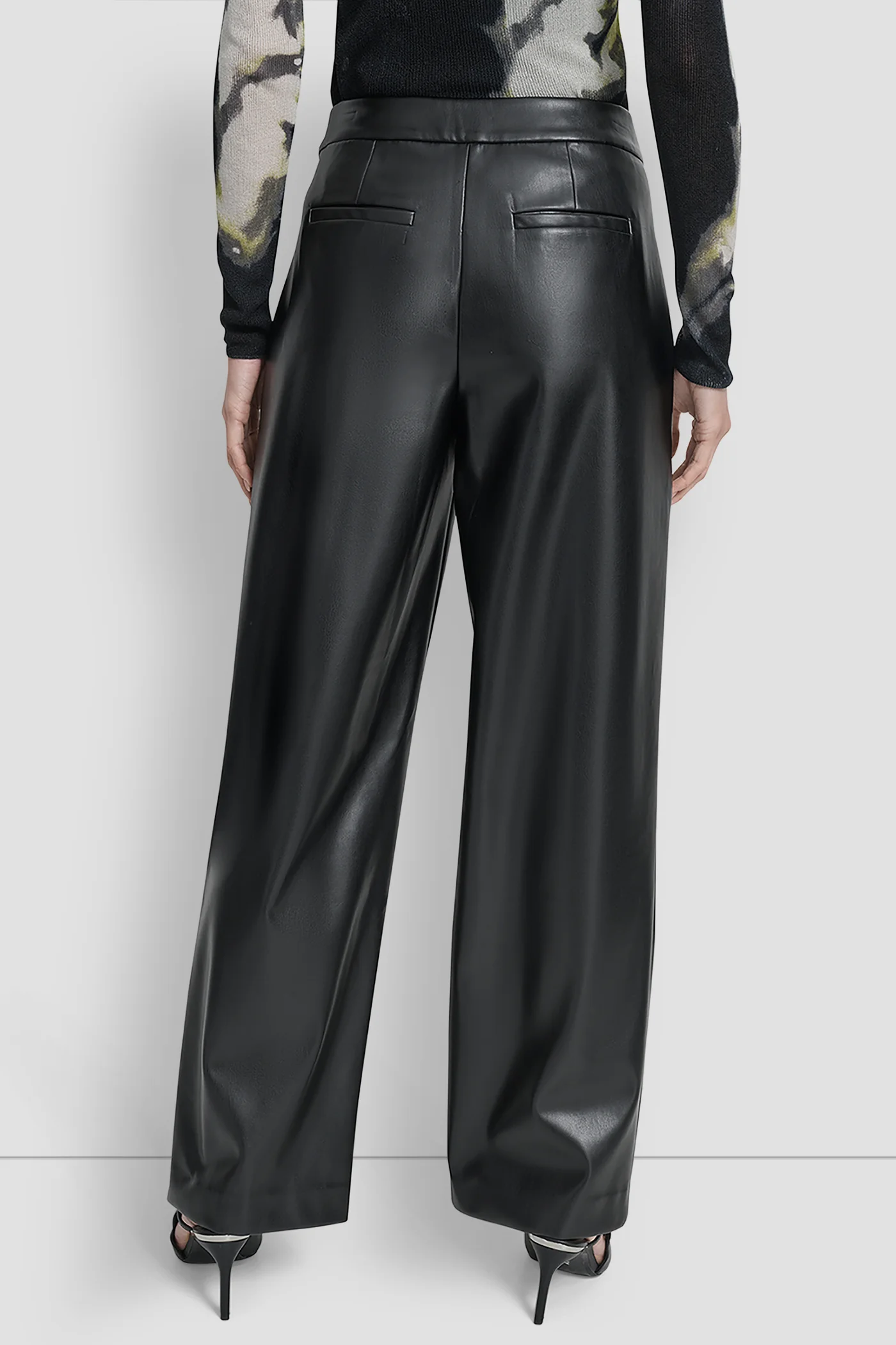 WIDE LEG PLEAT FRONT PANT - Image 2