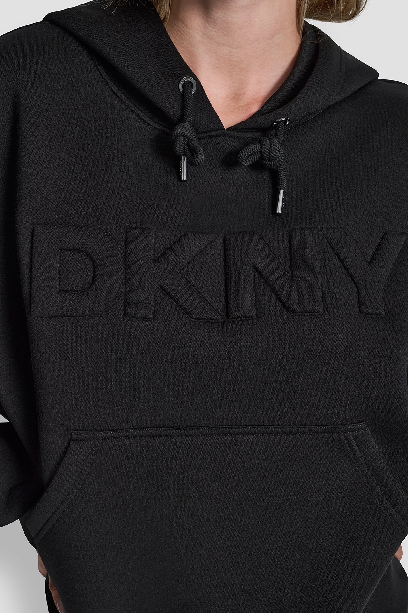 LOGO EMBOSSED SCUBA HOODIE - Image 5