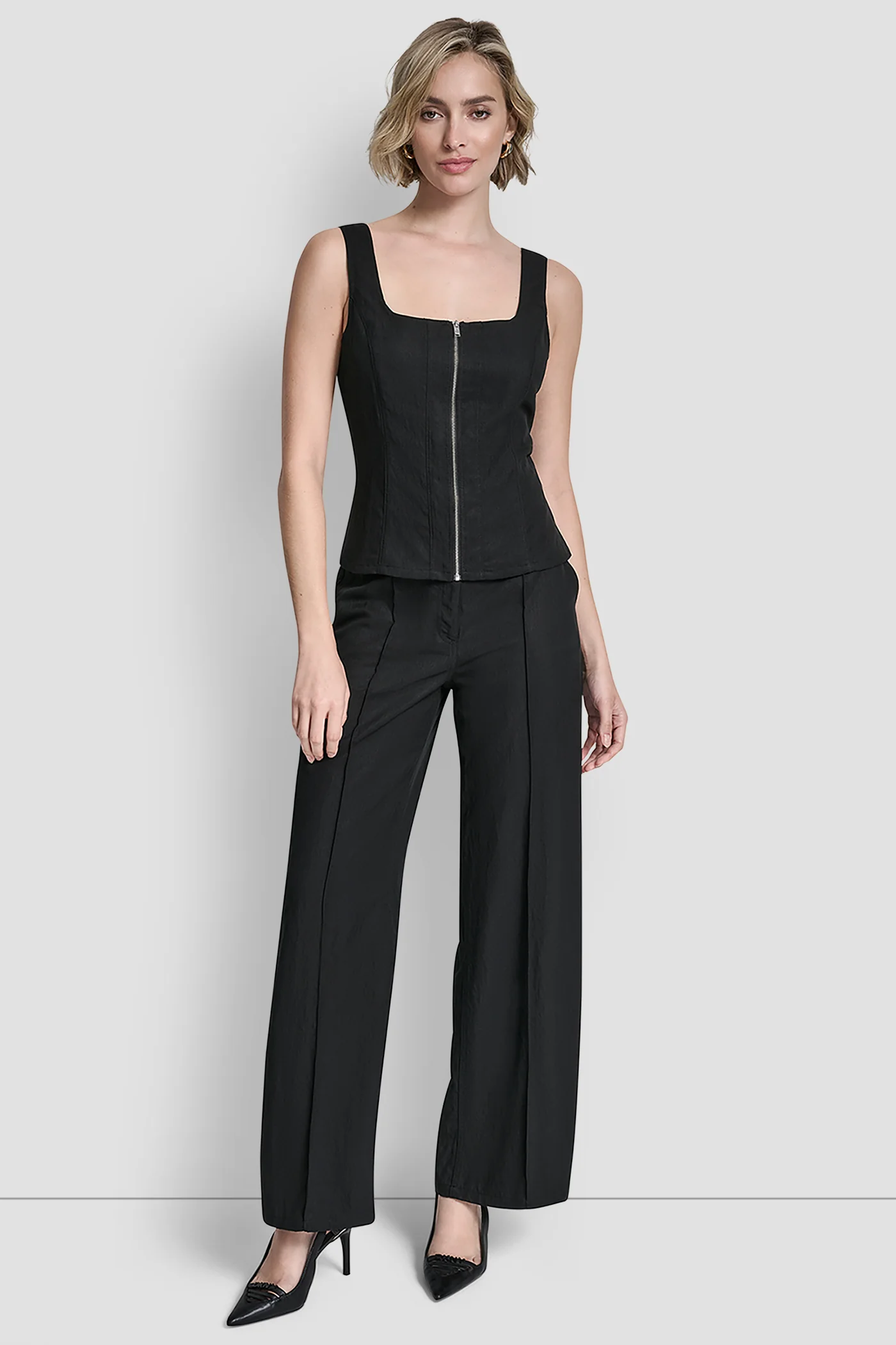 ZIGZAG STITCH CORSET TOP - Image 3