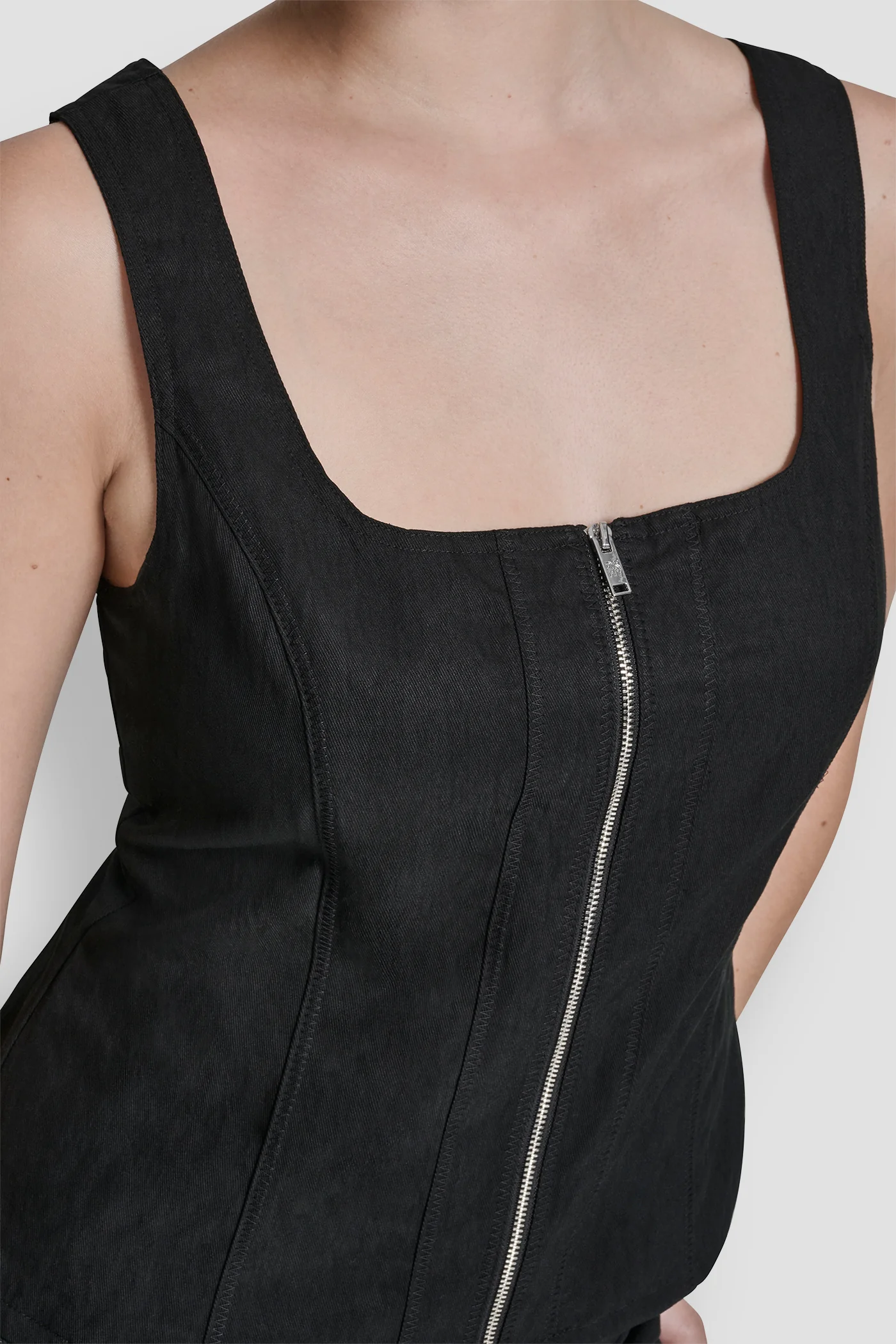 ZIGZAG STITCH CORSET TOP - Image 5