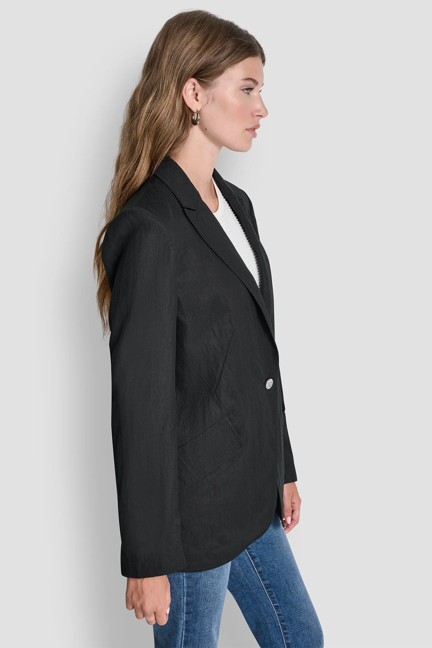 ZIG ZAG STITCH BLAZER - Image 3