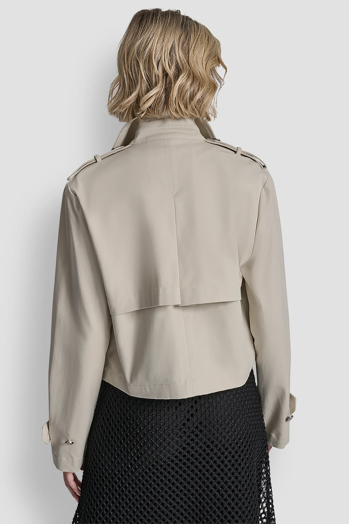 CROPPED TRENCH COAT - Image 2