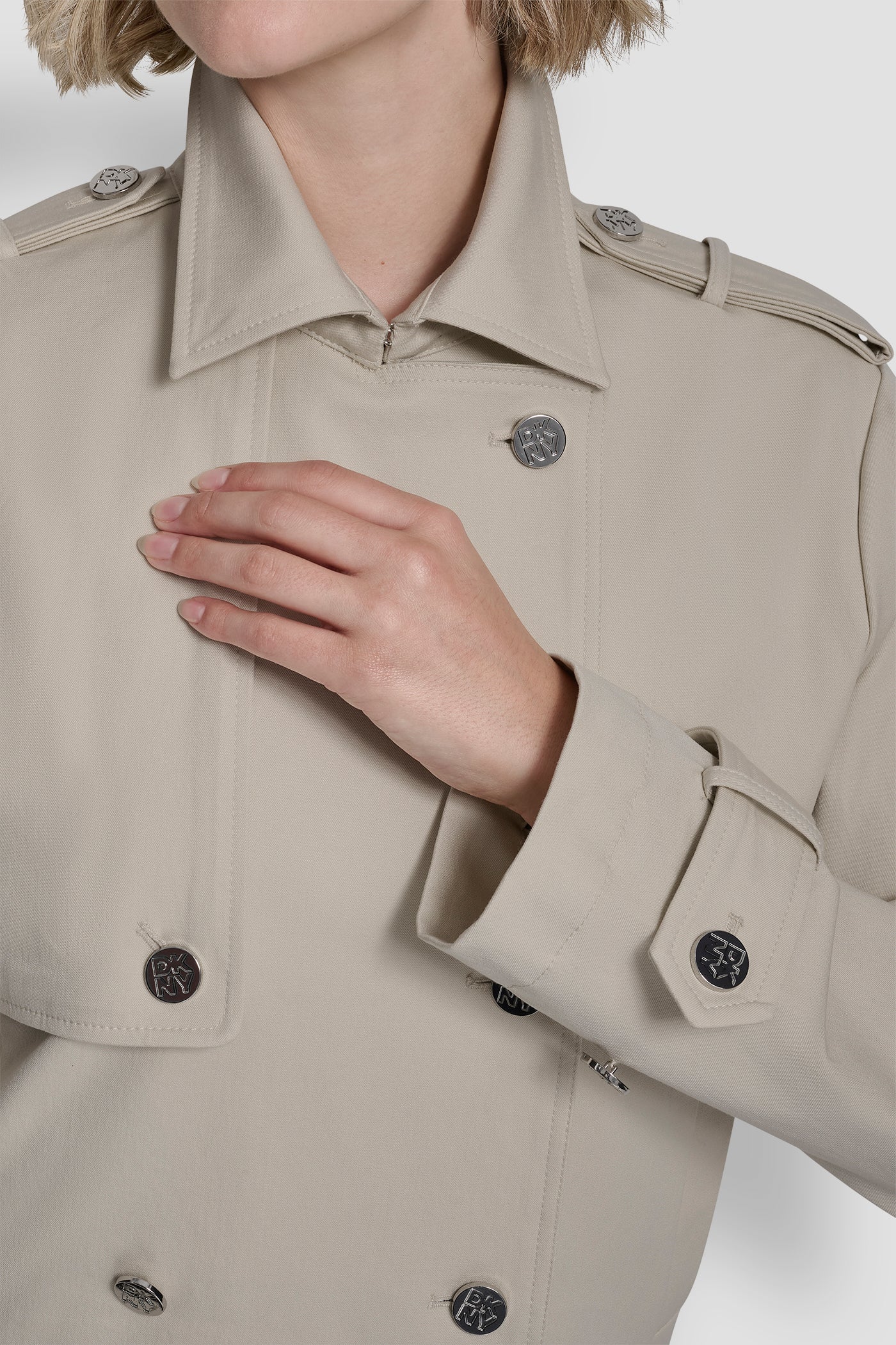 CROPPED TRENCH COAT - Image 6