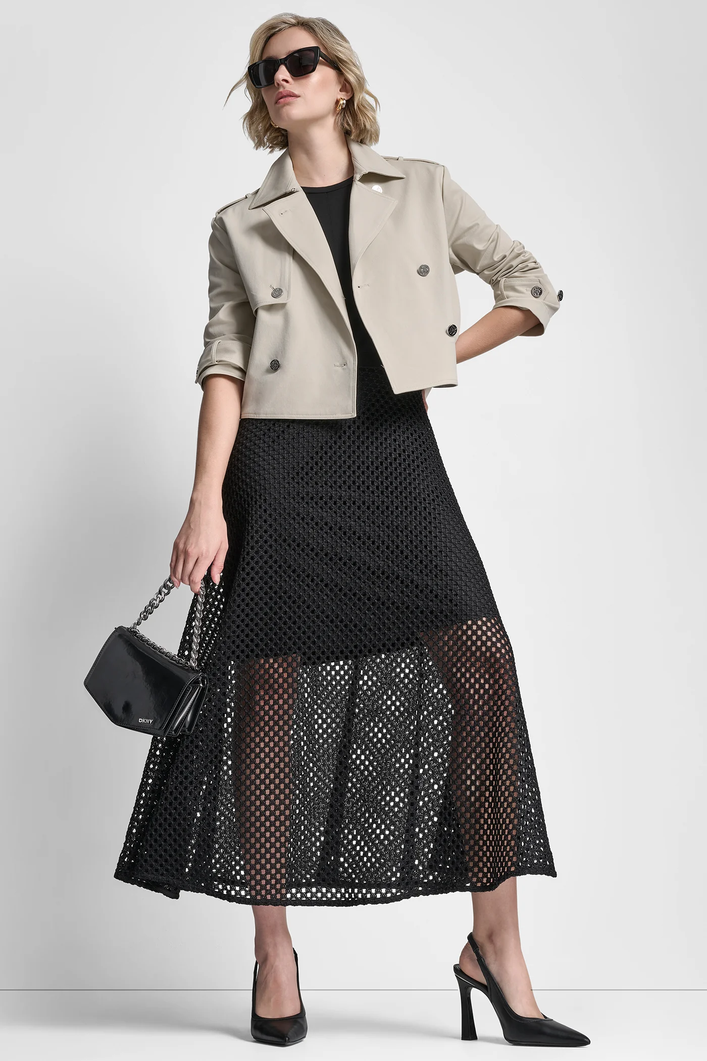 CROPPED TRENCH COAT - Image 7