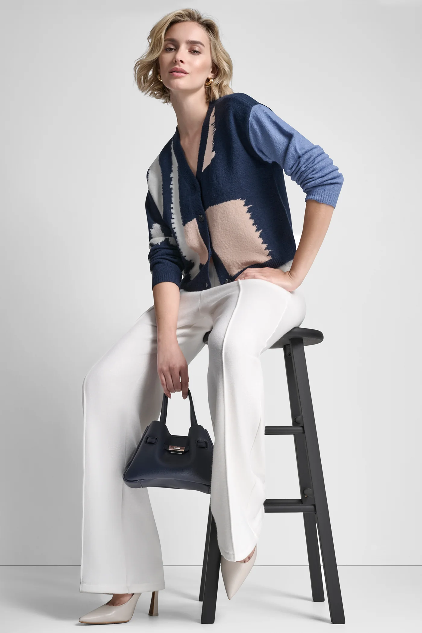 CROPPED COLORBLOCK CARDIGAN - Image 6