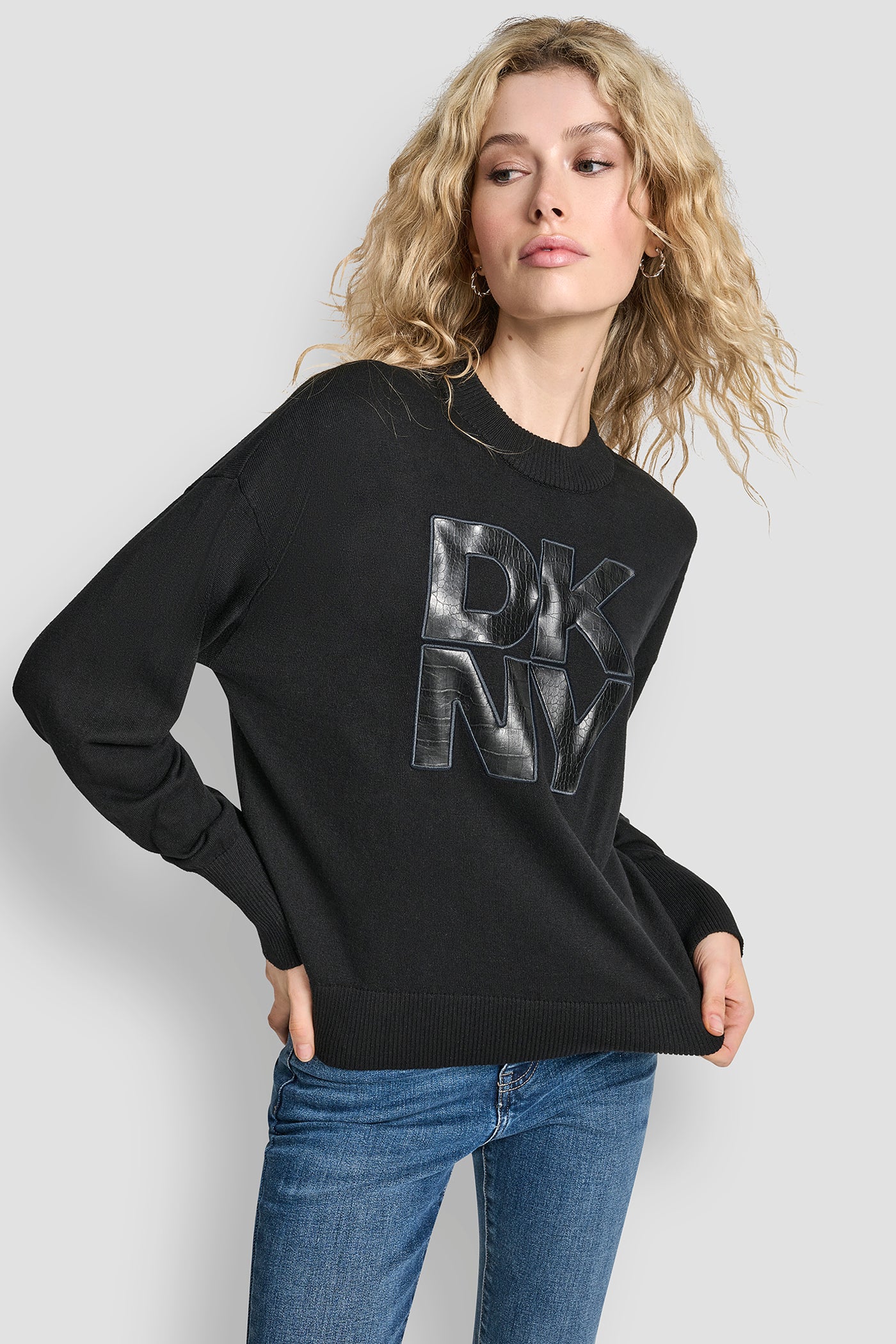 CROC PATCH LOGO SWEATER