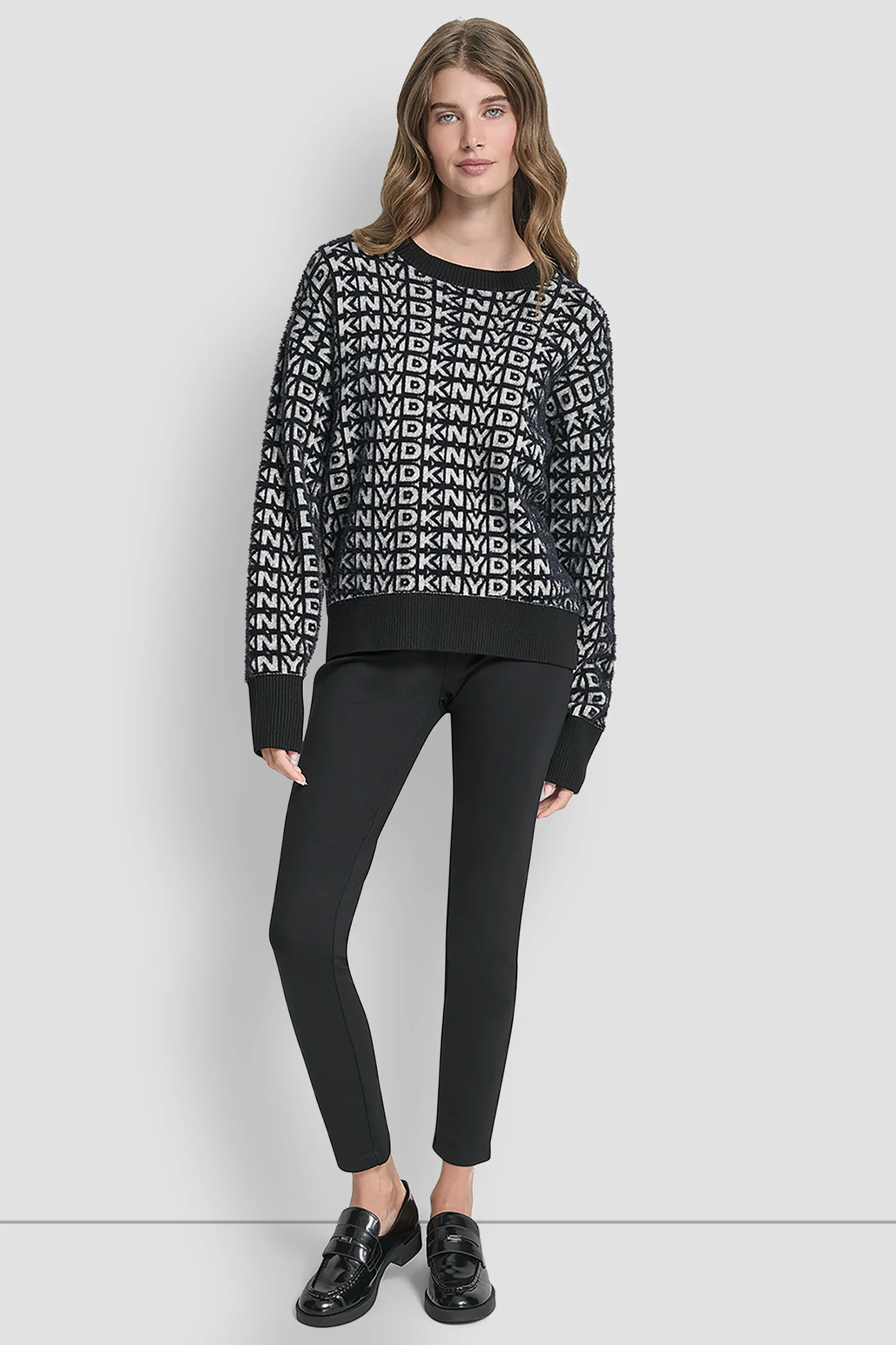FUR ALL OVER LOGO SWEATER - Image 3