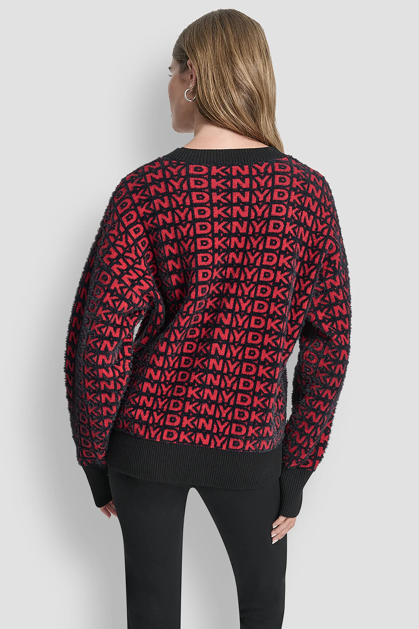 FUR ALL OVER LOGO SWEATER - Image 2