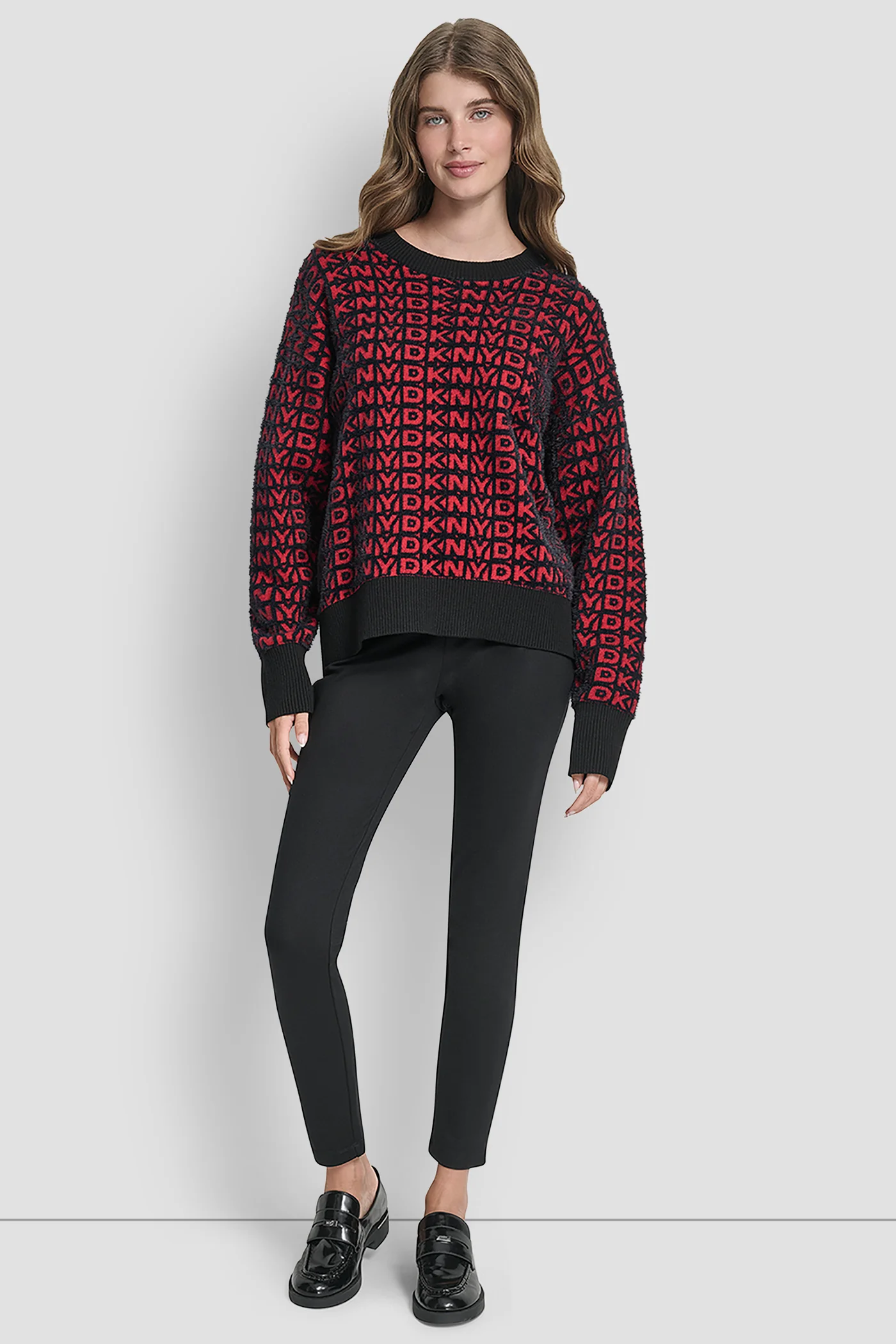 FUR ALL OVER LOGO SWEATER - Image 3