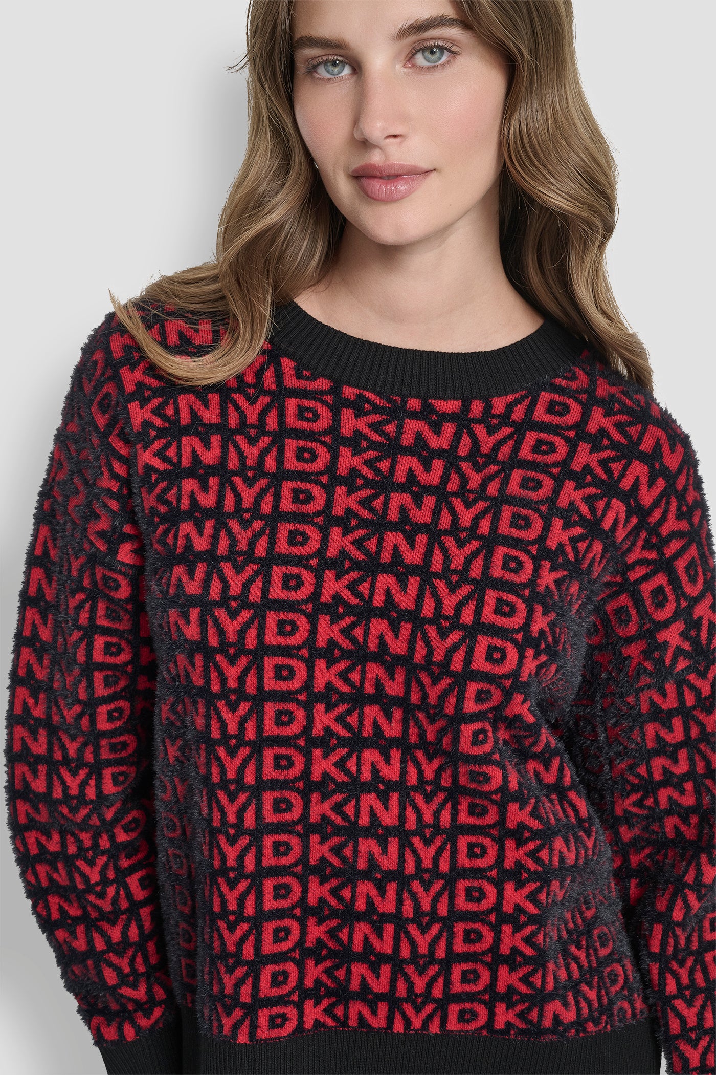 FUR ALL OVER LOGO SWEATER - Image 5