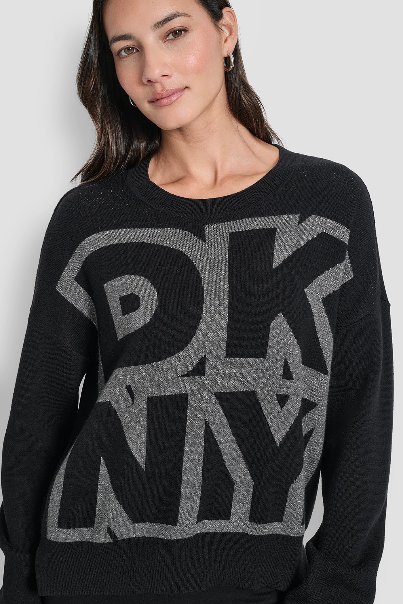 TEXTURED PULLOVER LOGO SWEATER - Image 4