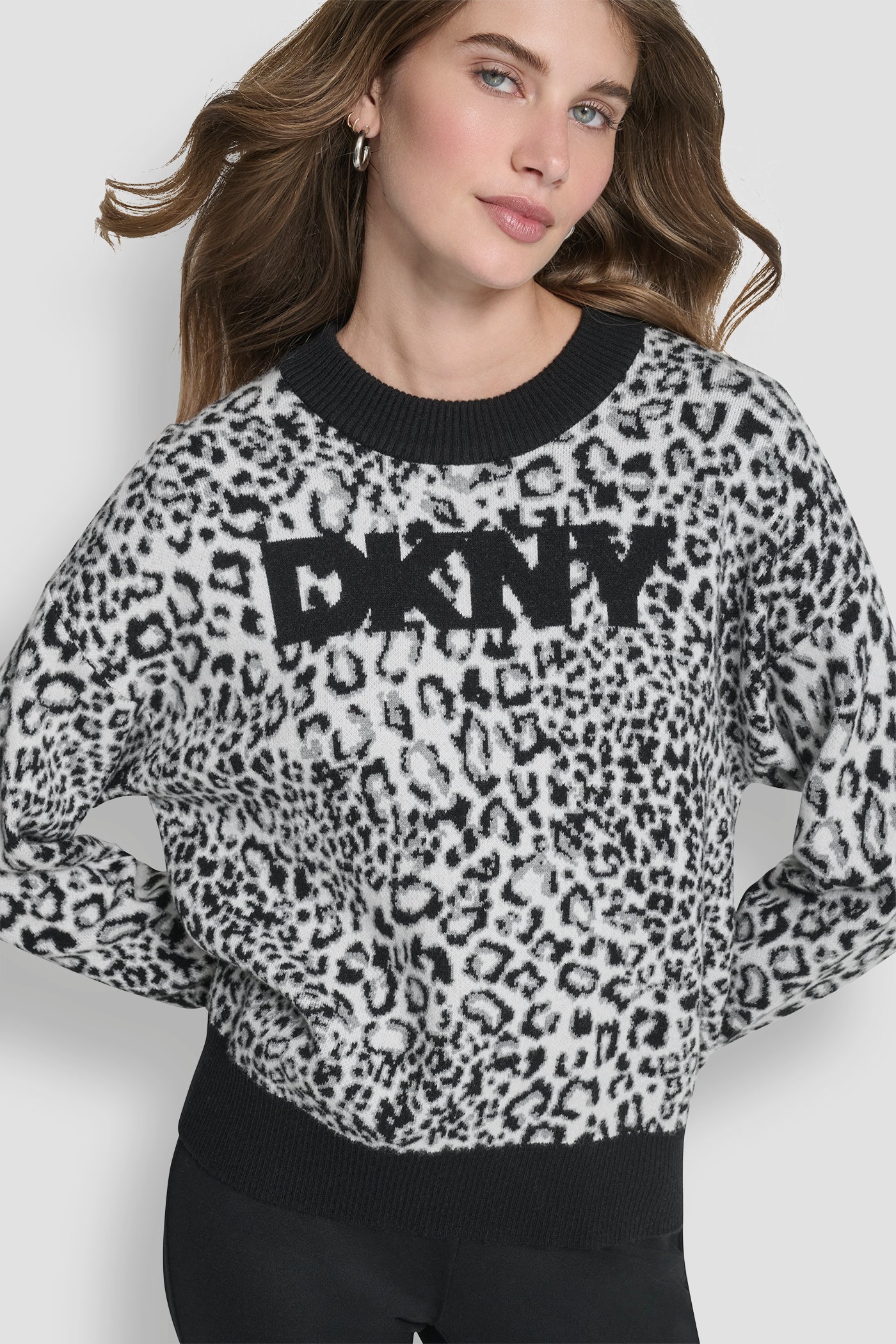 LEOPARD LOGO KNIT SWEATER - Image 5