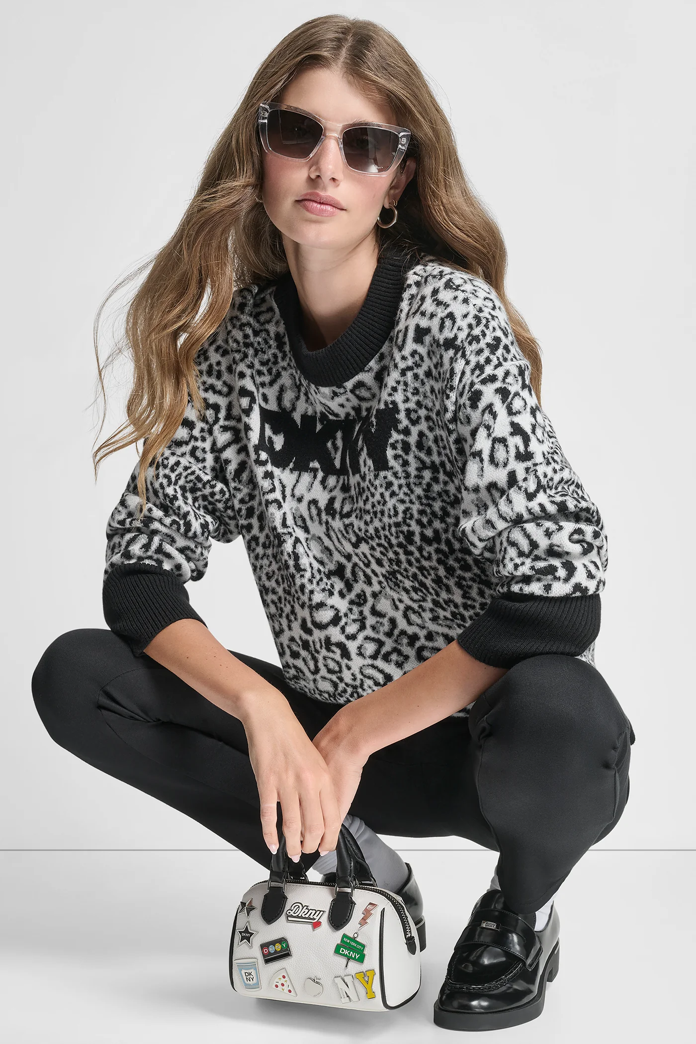 LEOPARD LOGO KNIT SWEATER - Image 8