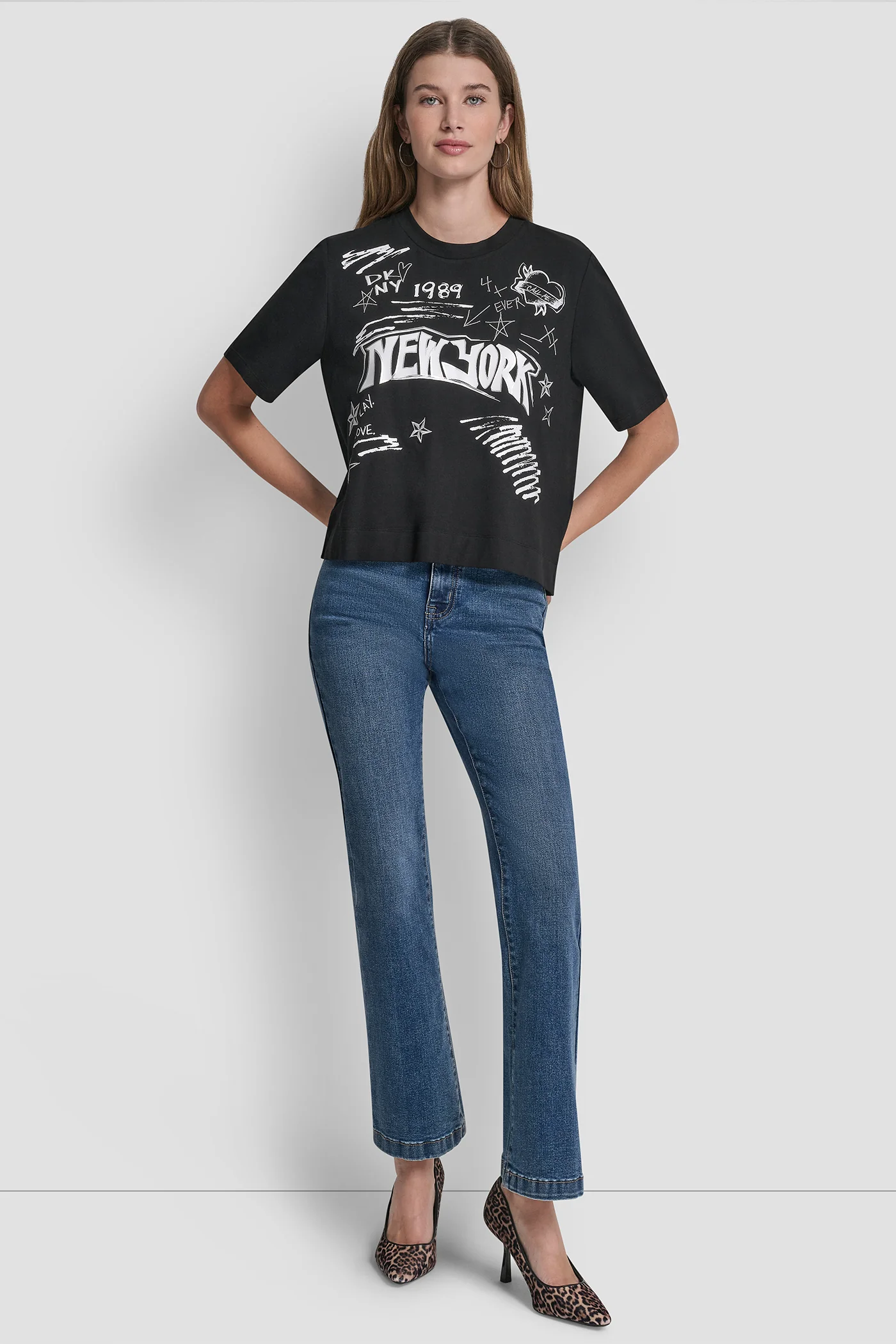1989 NOTEBOOK SCRIBBLE GRAPHIC TEE - Image 5