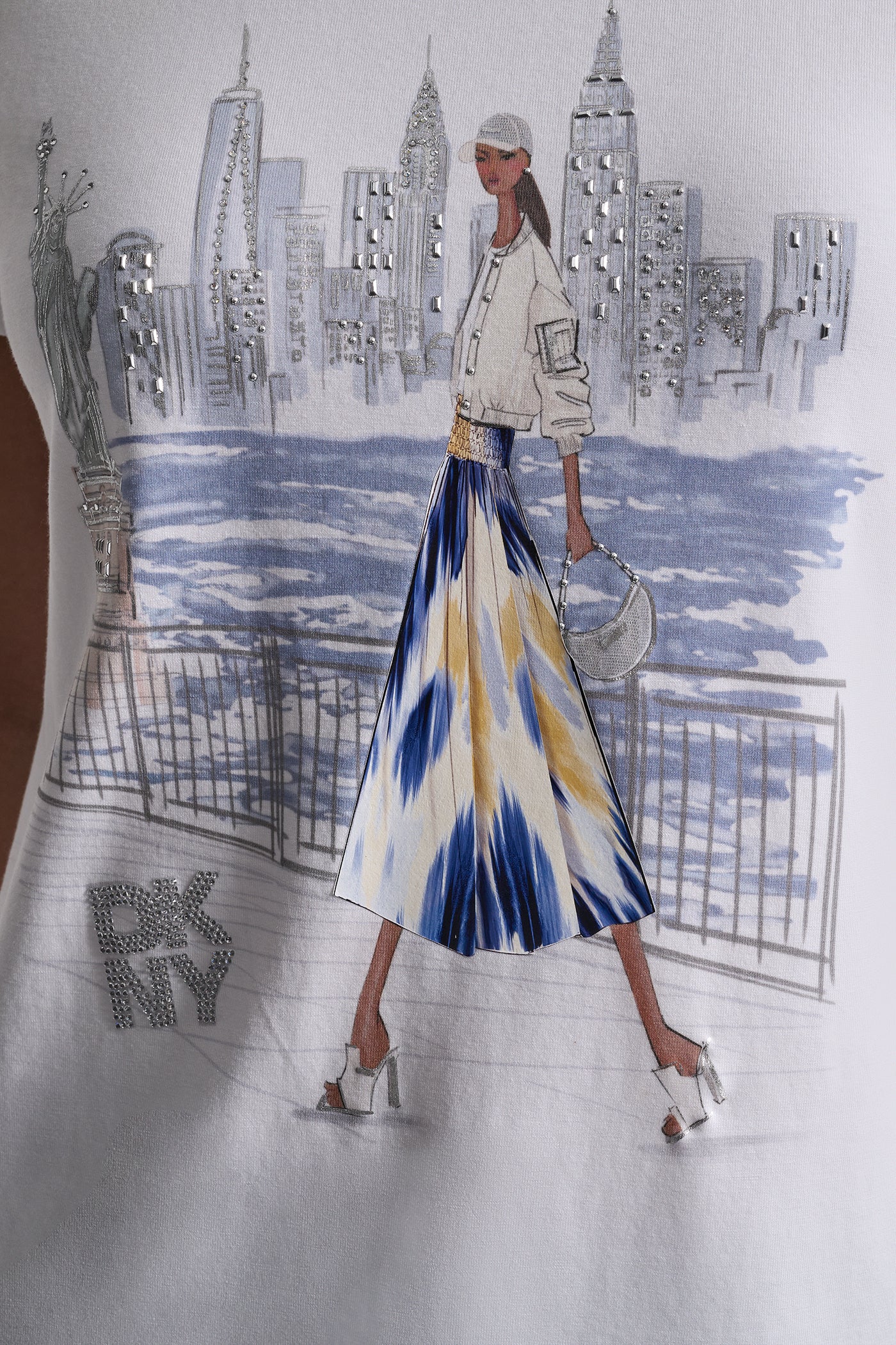 STATUE OF LIBERTY CONVERSATIONAL T-SHIRT - Image 6