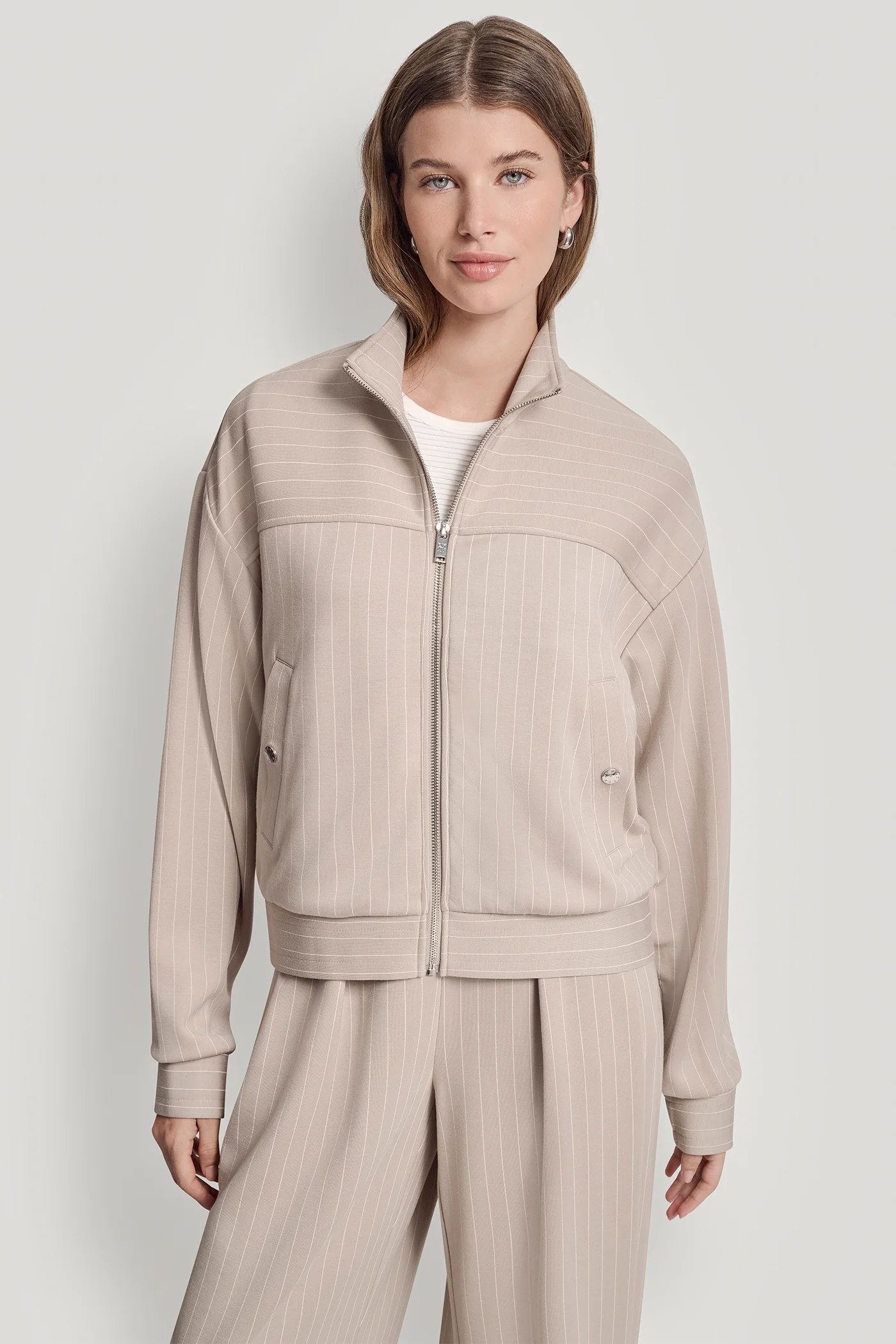 PINSTRIPE TRACK JACKET - Image 4