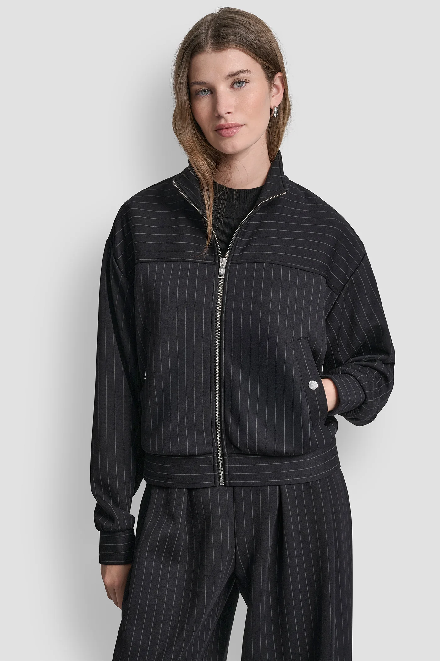 PINSTRIPE TRACK JACKET - Image 4