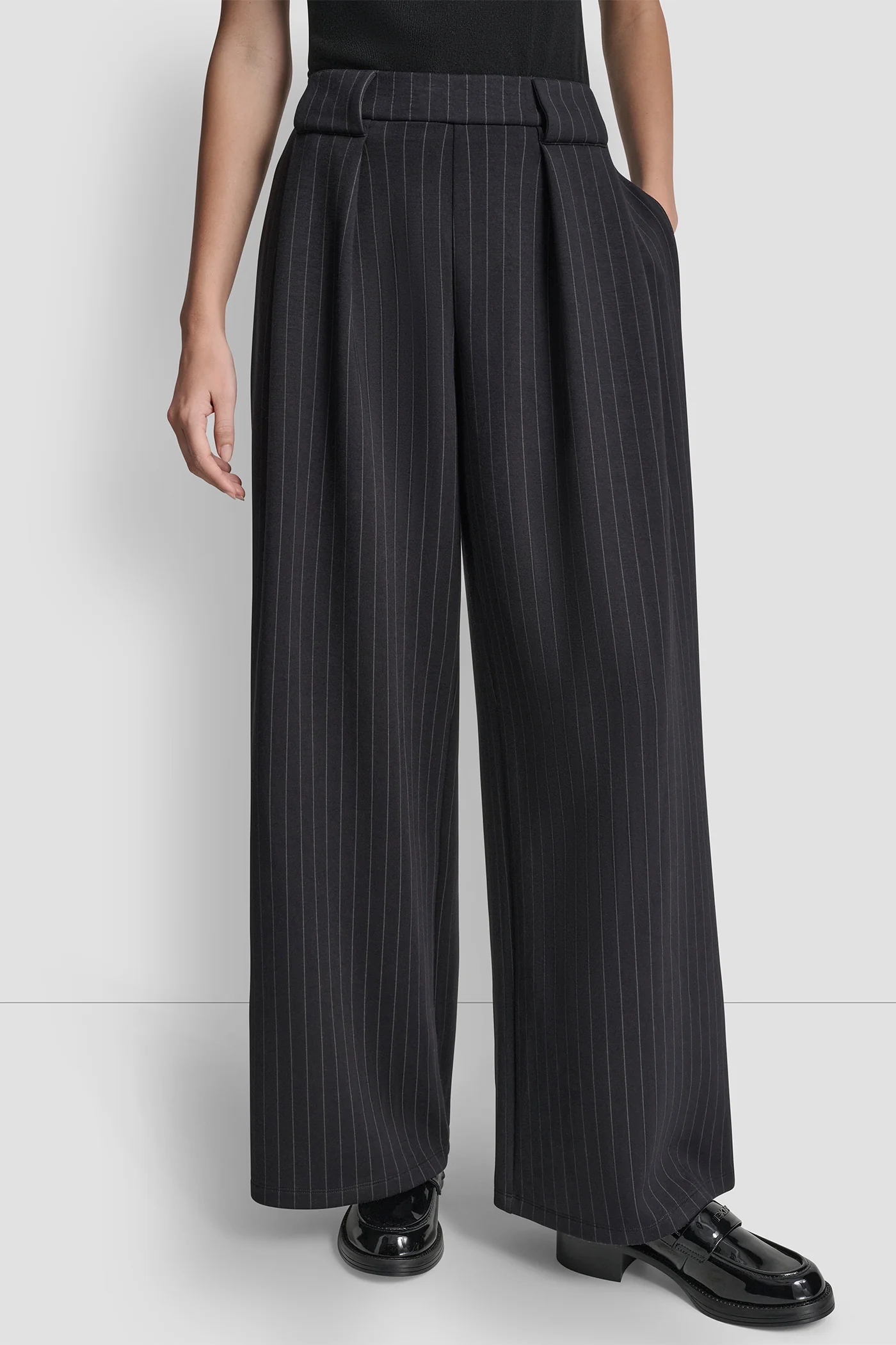 PINSTRIPE PLEATED PANT - Image 5