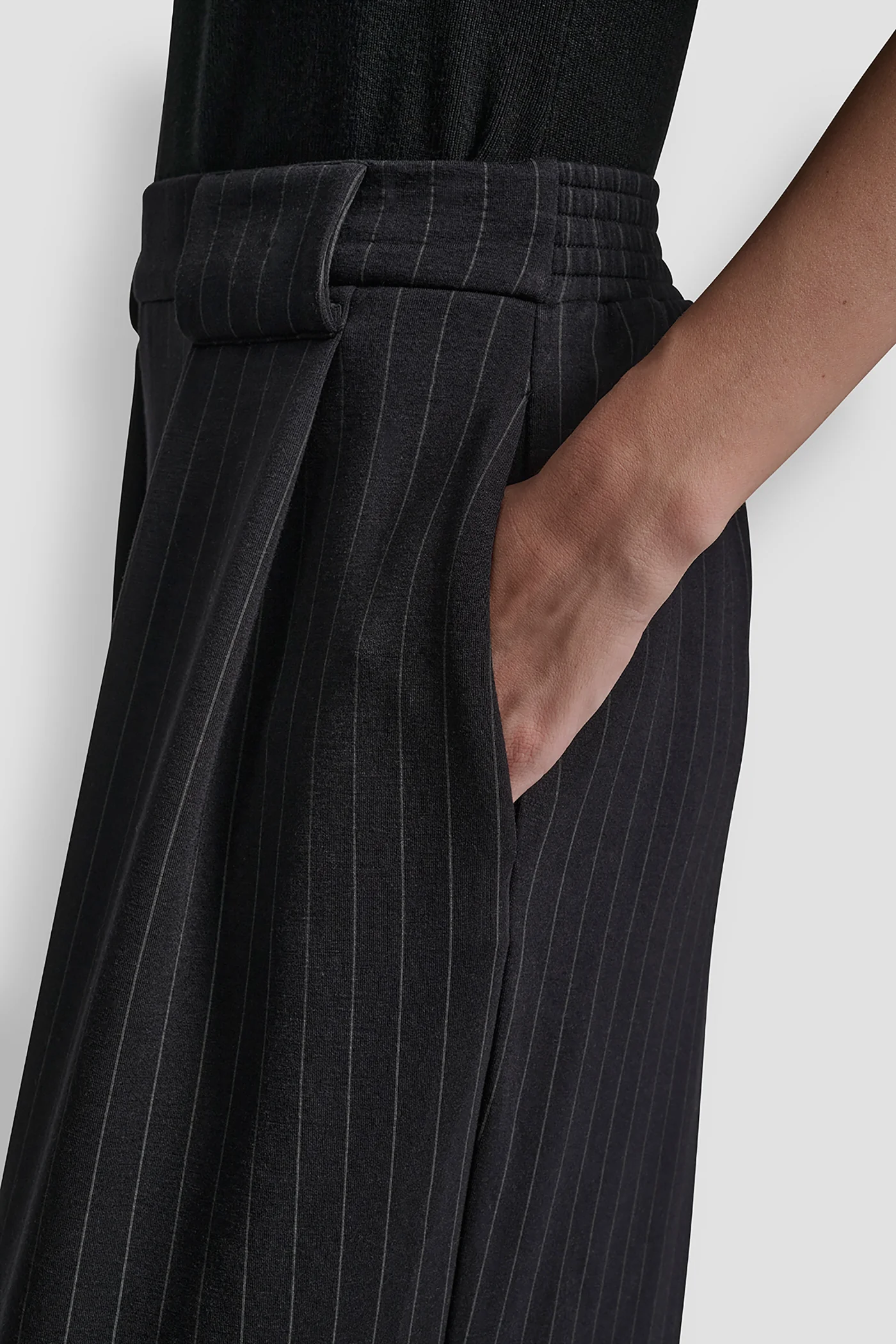 PINSTRIPE PLEATED PANT - Image 6