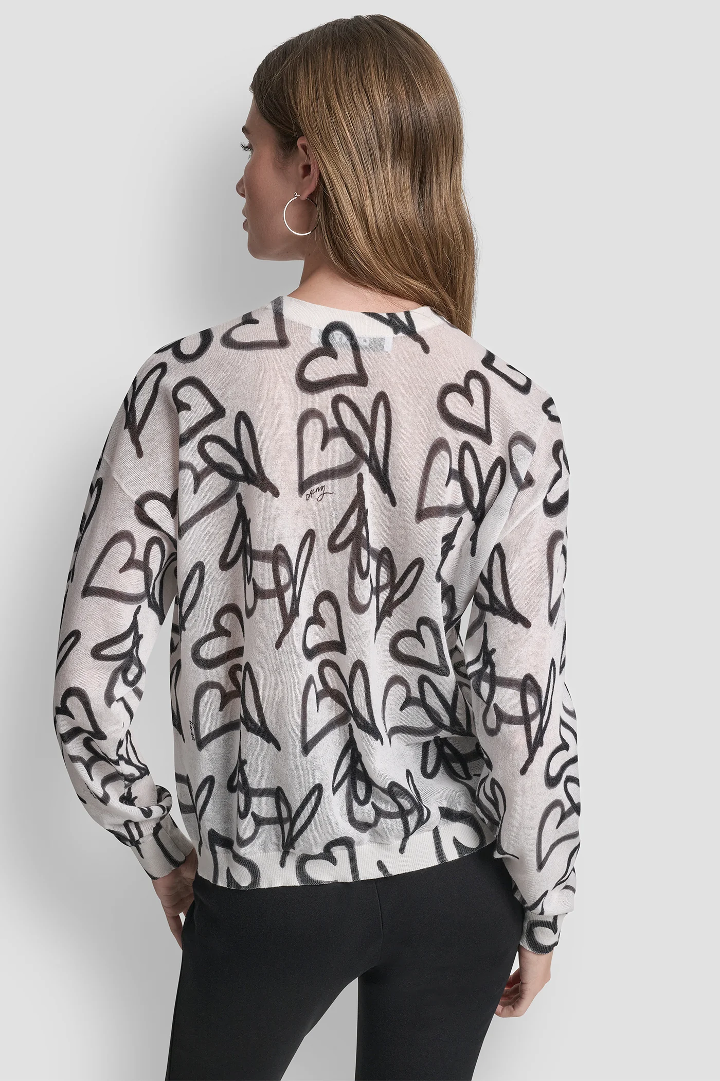 GRAFFITI HEART SWEATER - Image 2