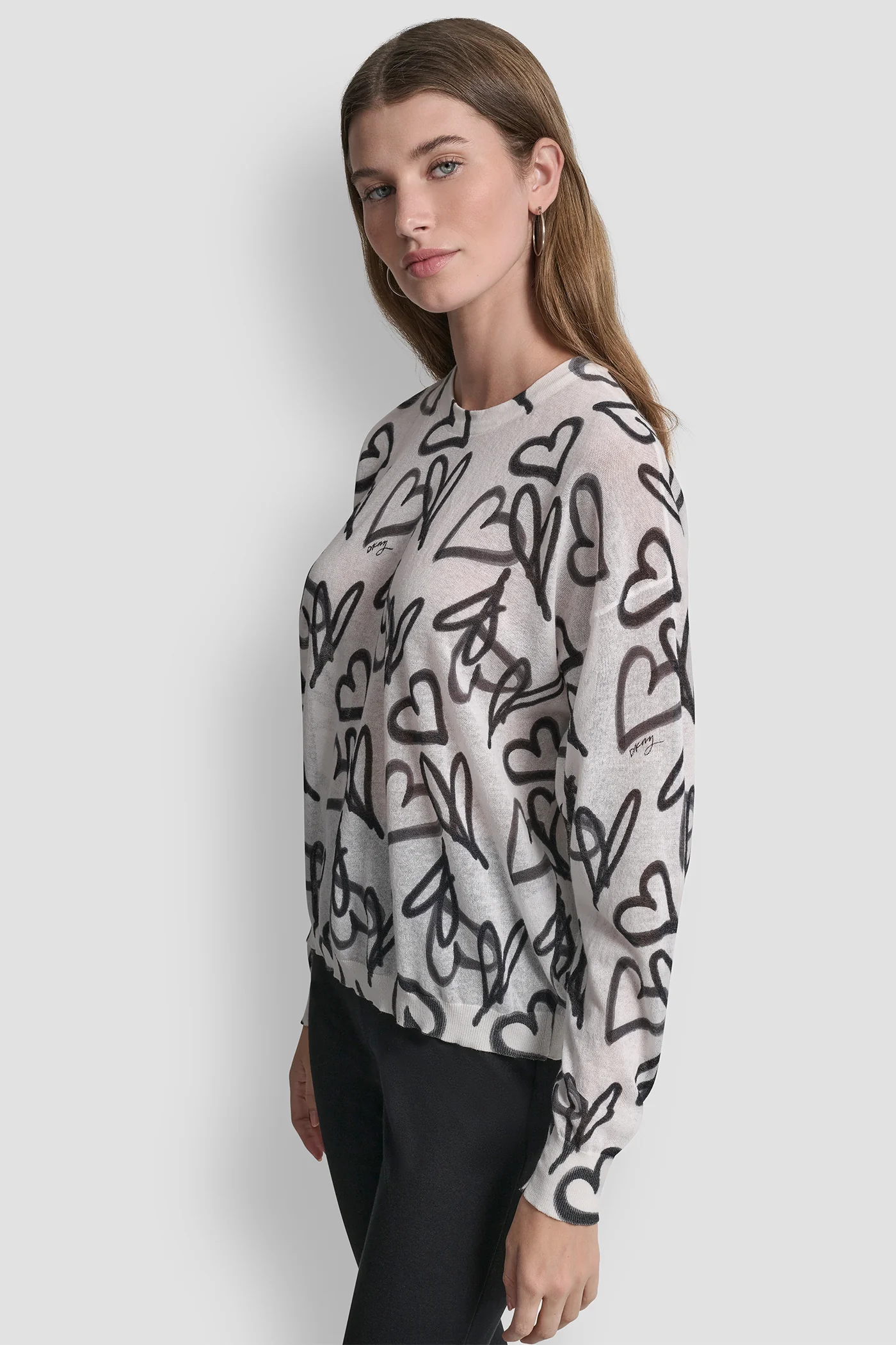 GRAFFITI HEART SWEATER - Image 4