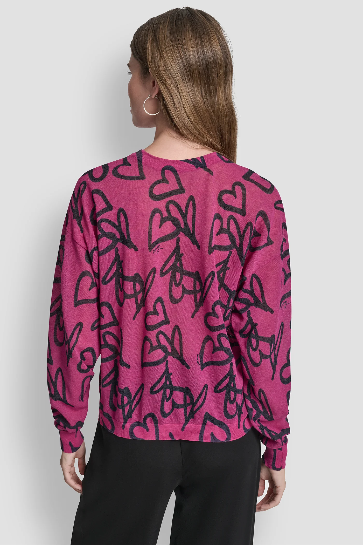 GRAFFITI HEART SWEATER - Image 2