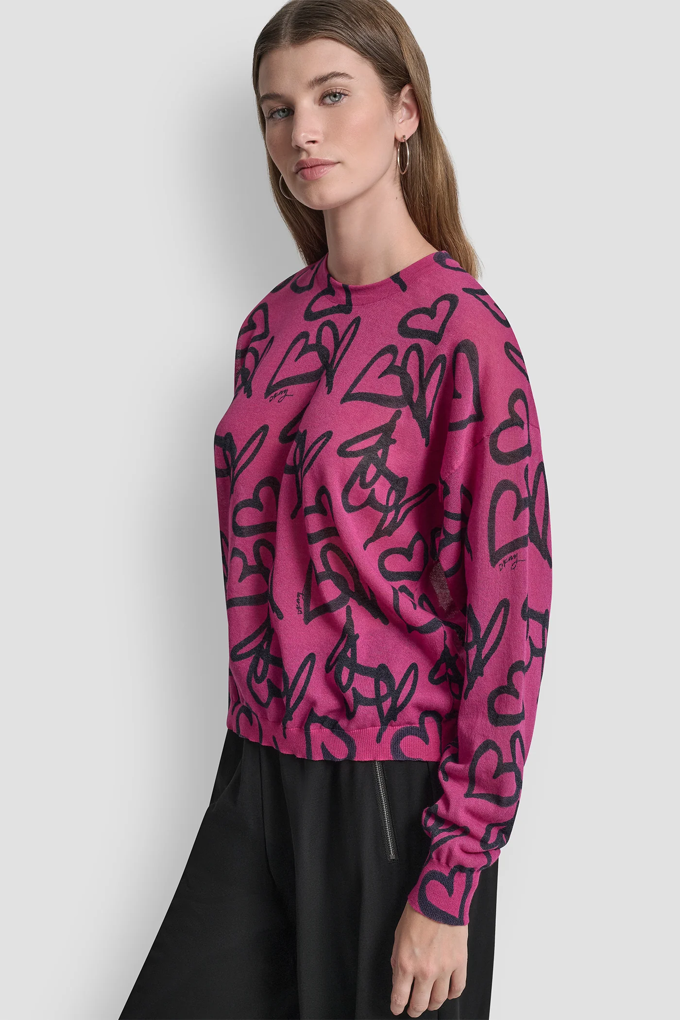 GRAFFITI HEART SWEATER - Image 4