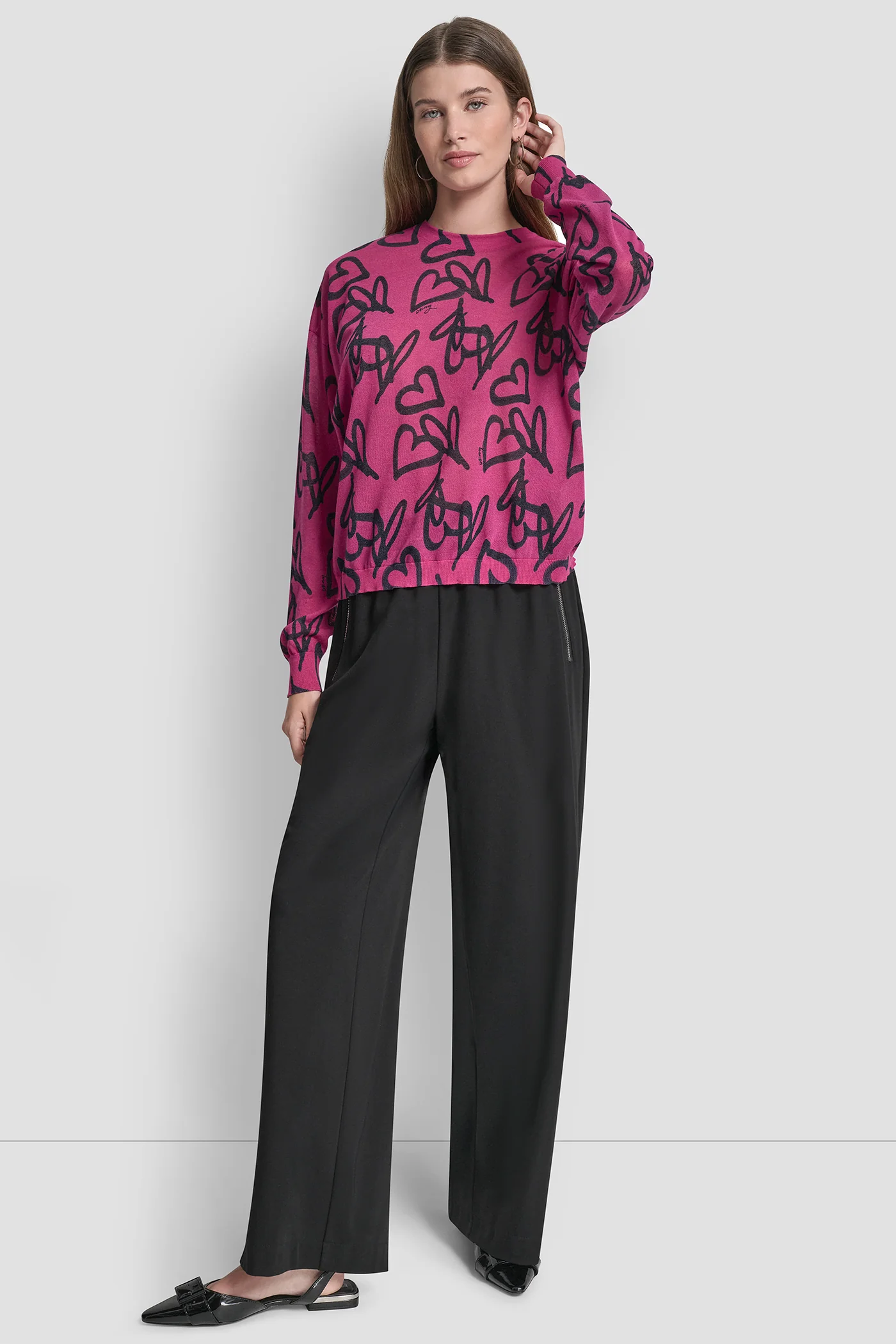 GRAFFITI HEART SWEATER - Image 5