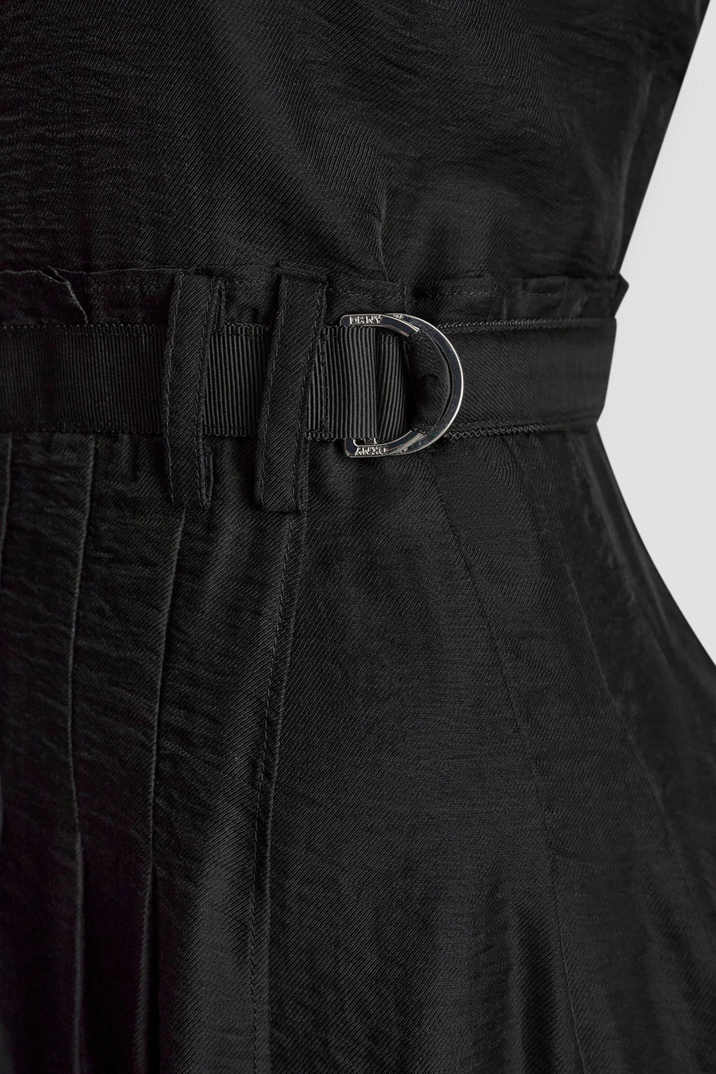 BELTED PLEATED MIDI DRESS - Image 6