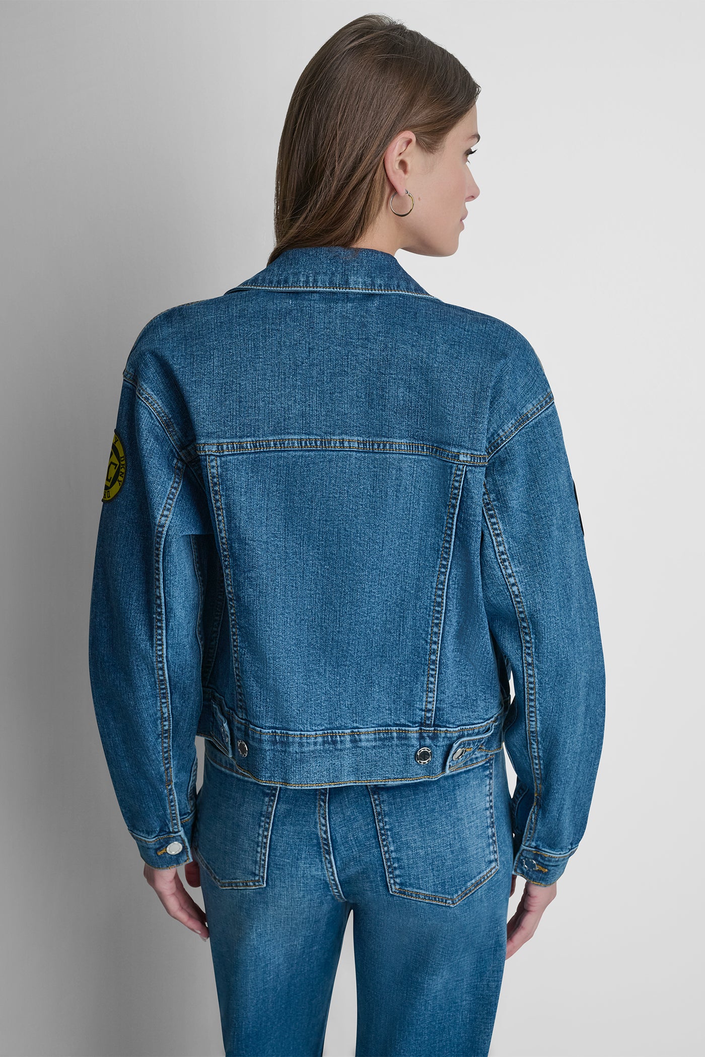 DENIM PINS & PATCHES TRUCKER JACKET - Image 3