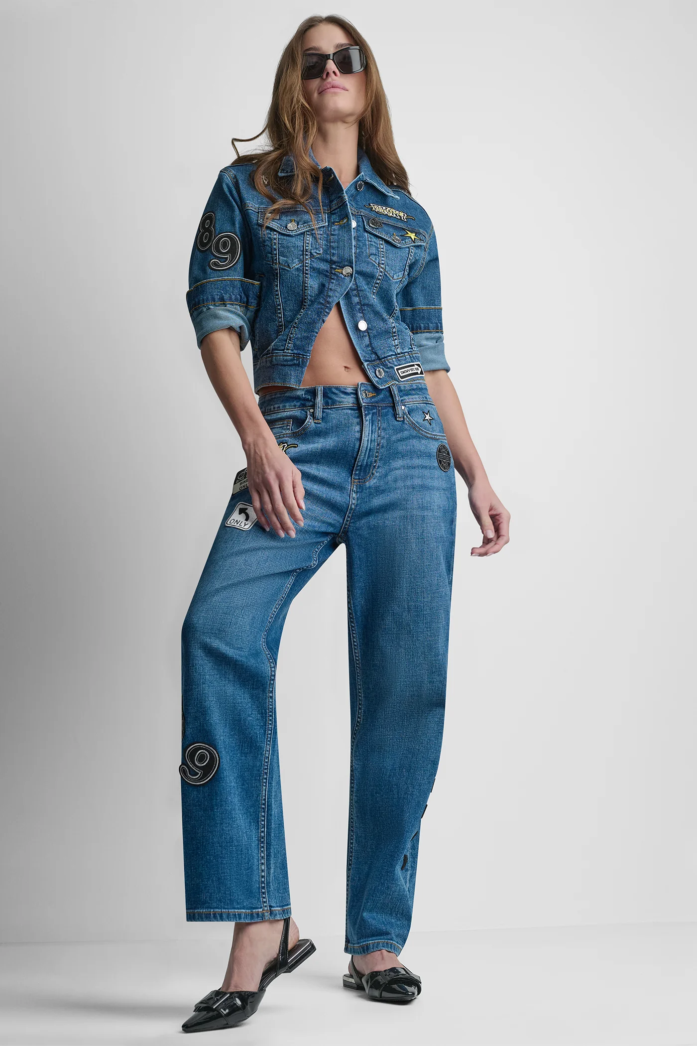 DENIM PINS & PATCHES TRUCKER JACKET - Image 7