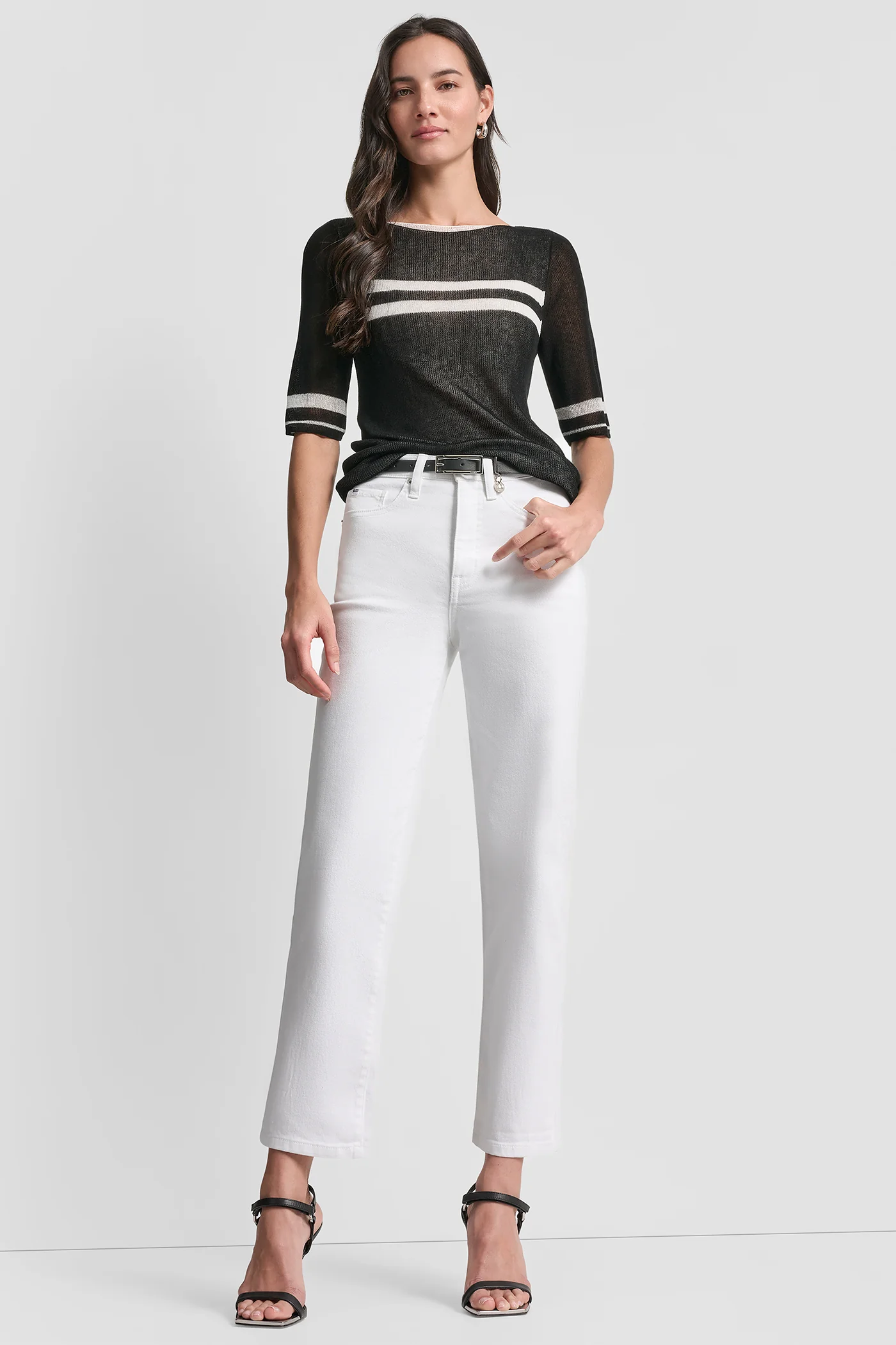 LIGHTWEIGHT STRIPED SWEATER - Image 4