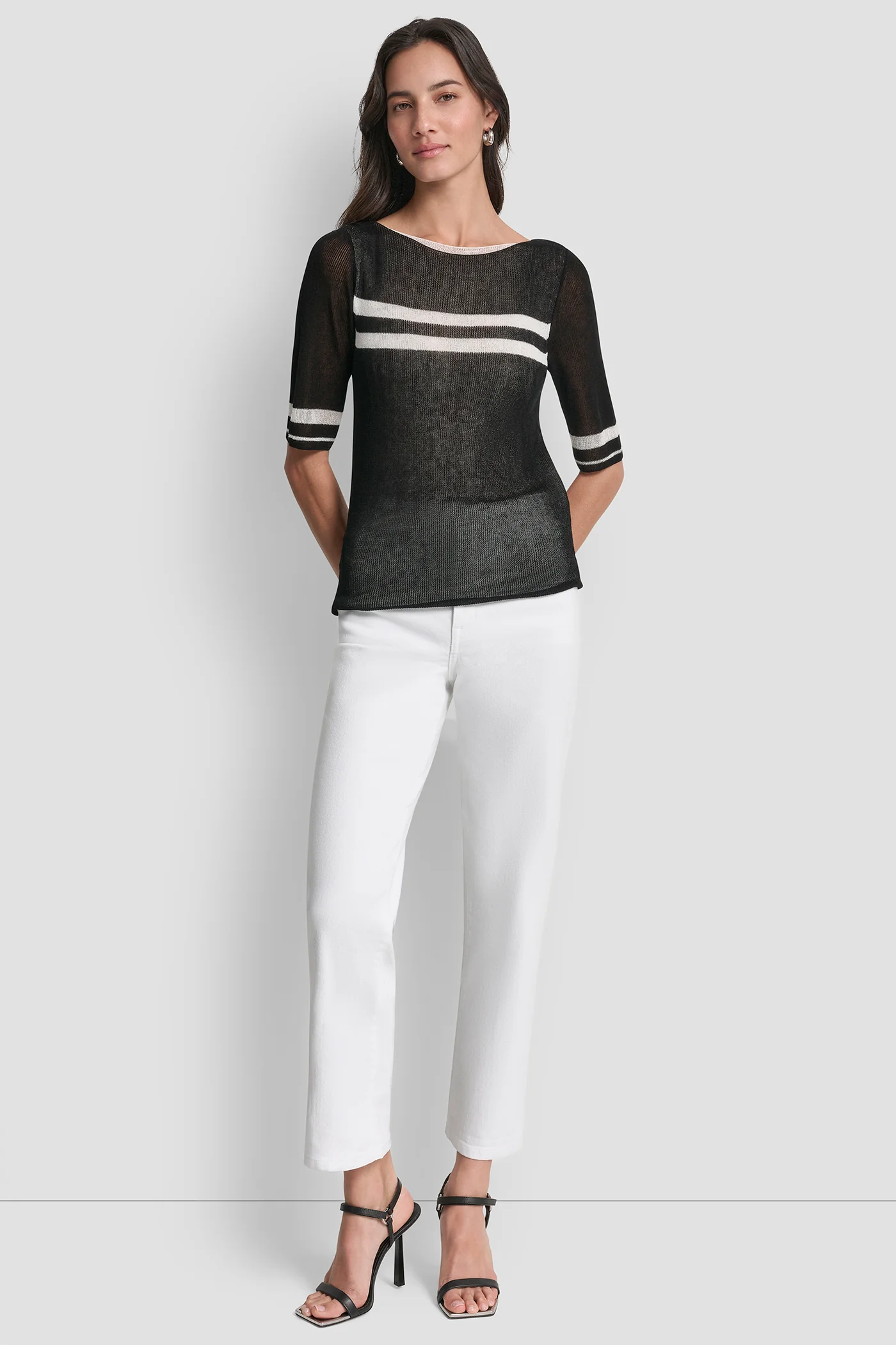 LIGHTWEIGHT STRIPED SWEATER - Image 6