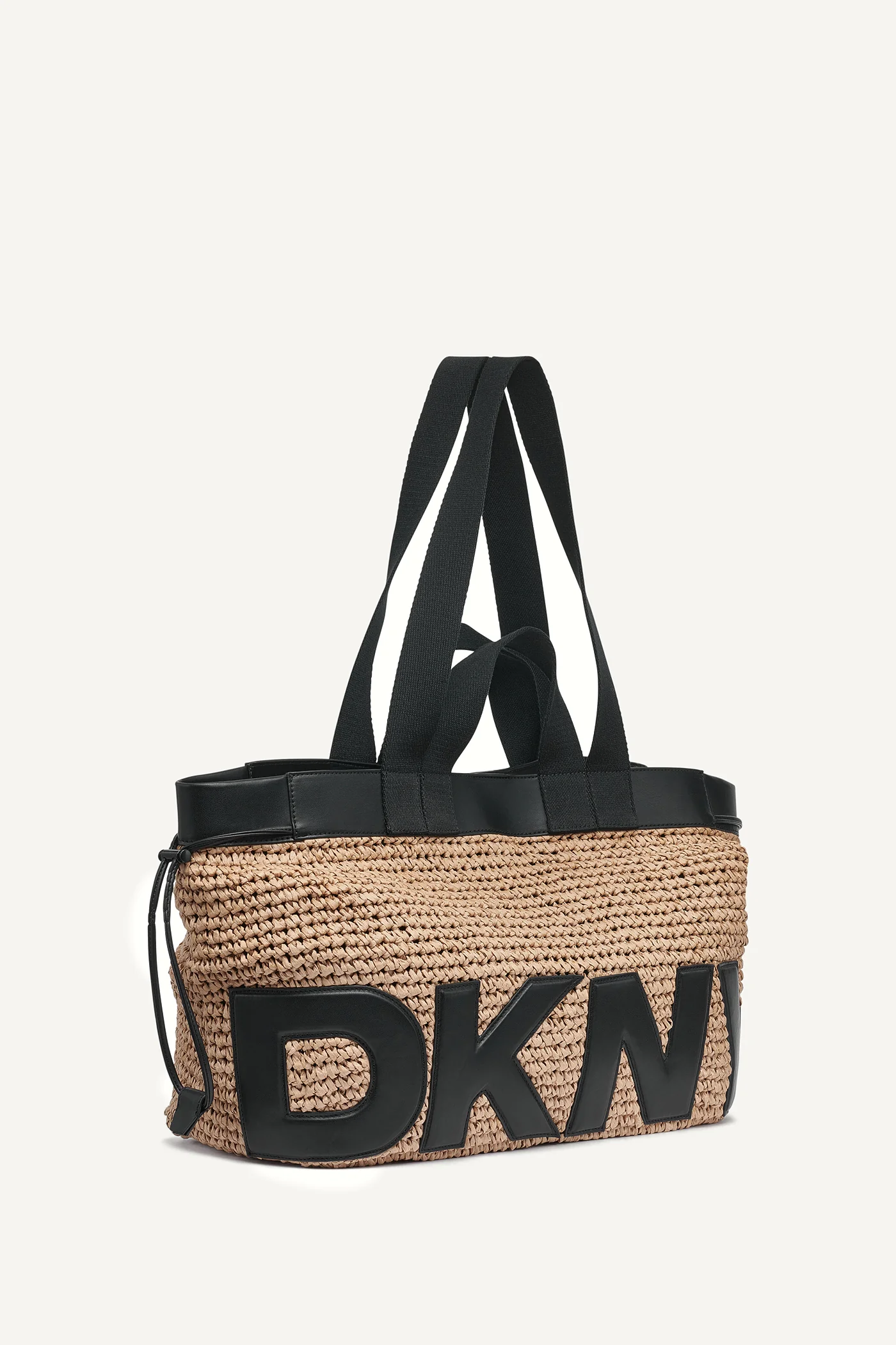 BARDOT RAFFIA LOGO TOTE - Image 4