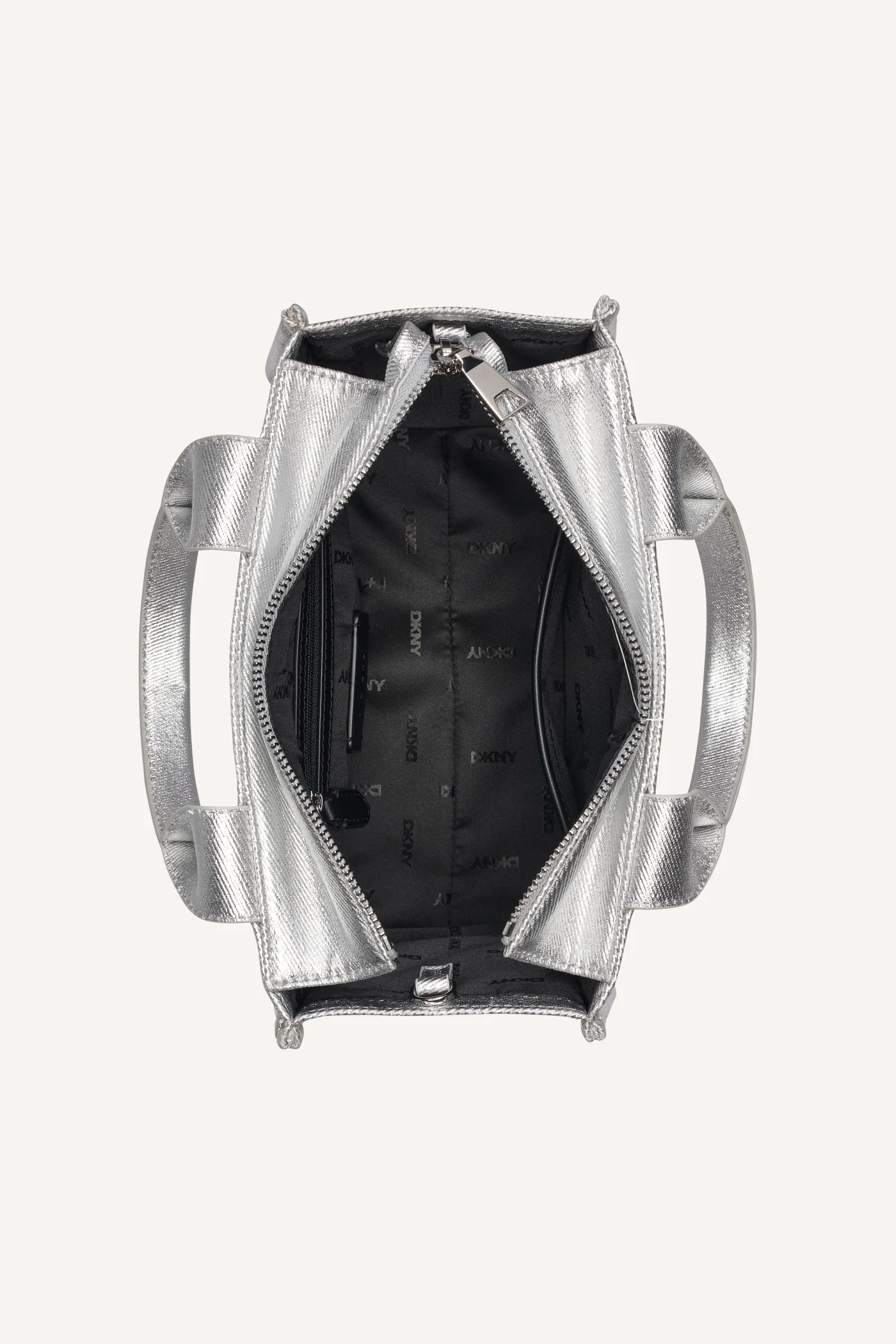 HADLEE SMALL METALLIC LOGO TOTE - Image 5