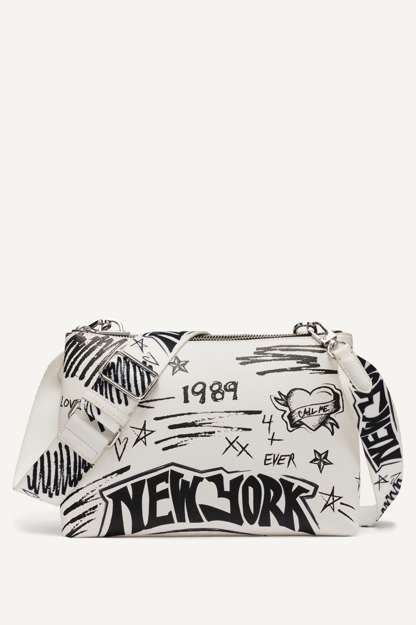 TINSLEY GRAFFITI LOGO CROSSBODY